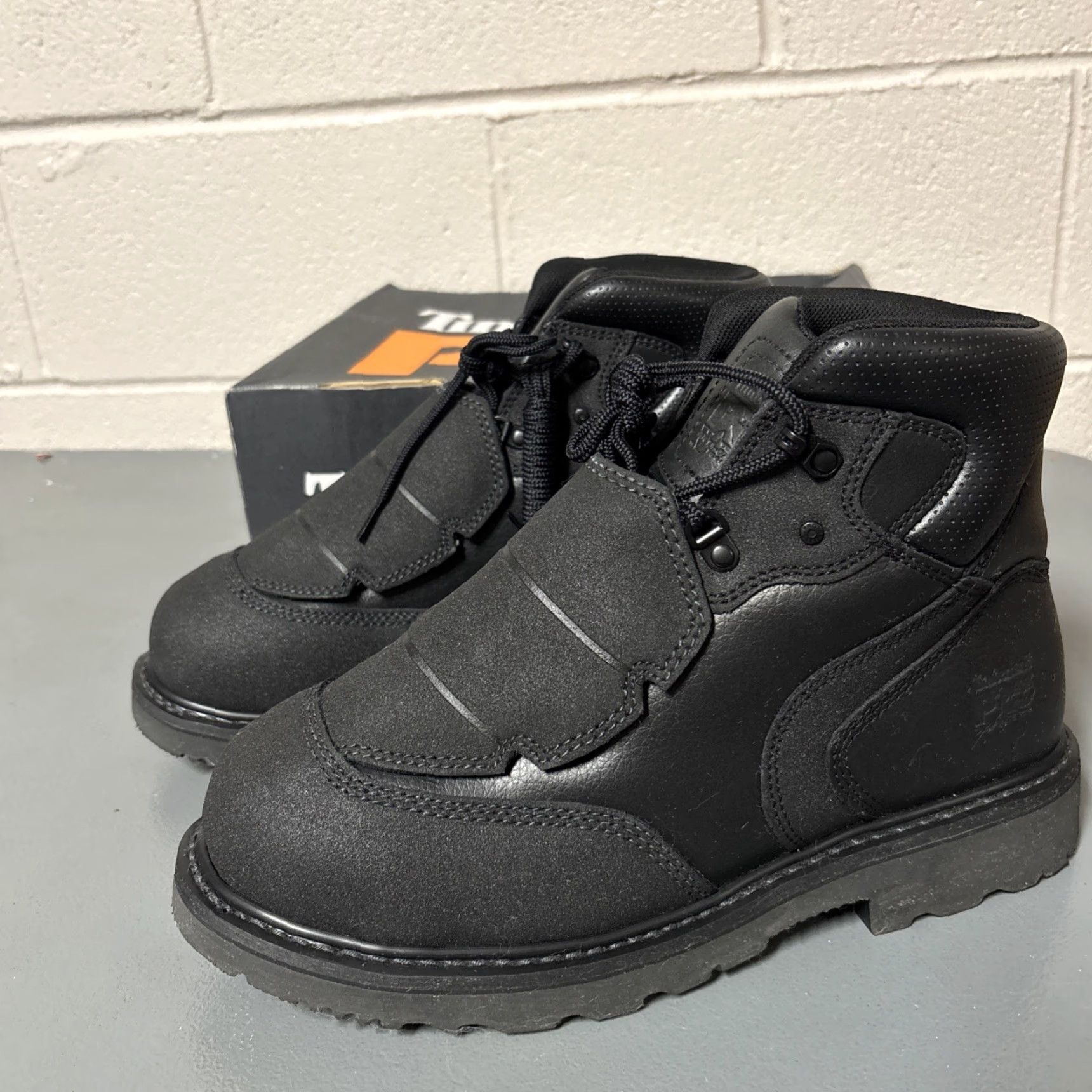 Timberland Timberland Pro Ambridge 6" Work Boot Mens US 10 Black WP Leather New In Box CT WP Slip Resistant Waterproof Composite Toe Boots Size US 10 / EU 43 - 2 Thumbnail