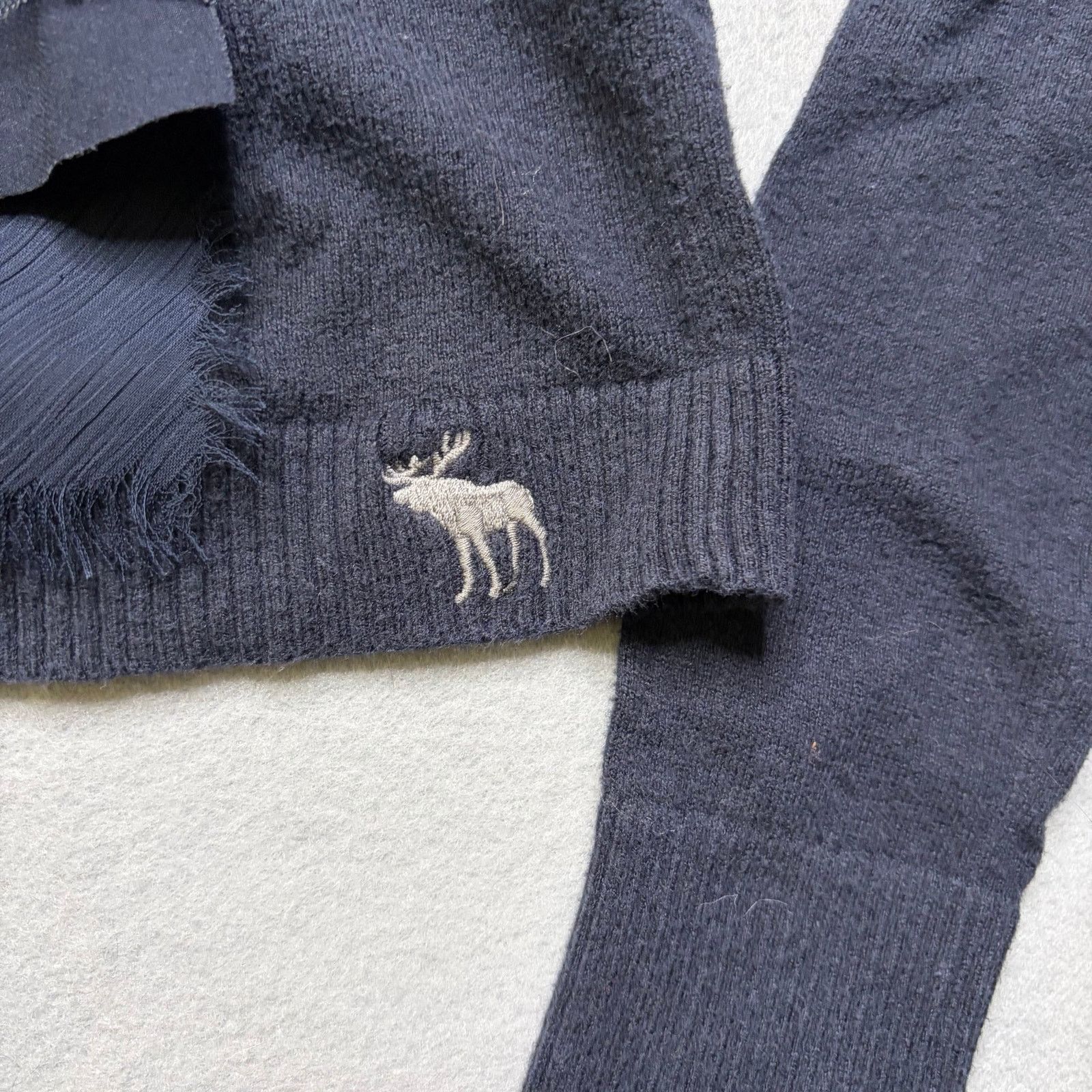 Abercrombie & Fitch Abercrombie & Fitch Cardigan Womens Blue Ruffle Y2K Vintage Size M / US 6-8 / IT 42-44 - 2 Thumbnail