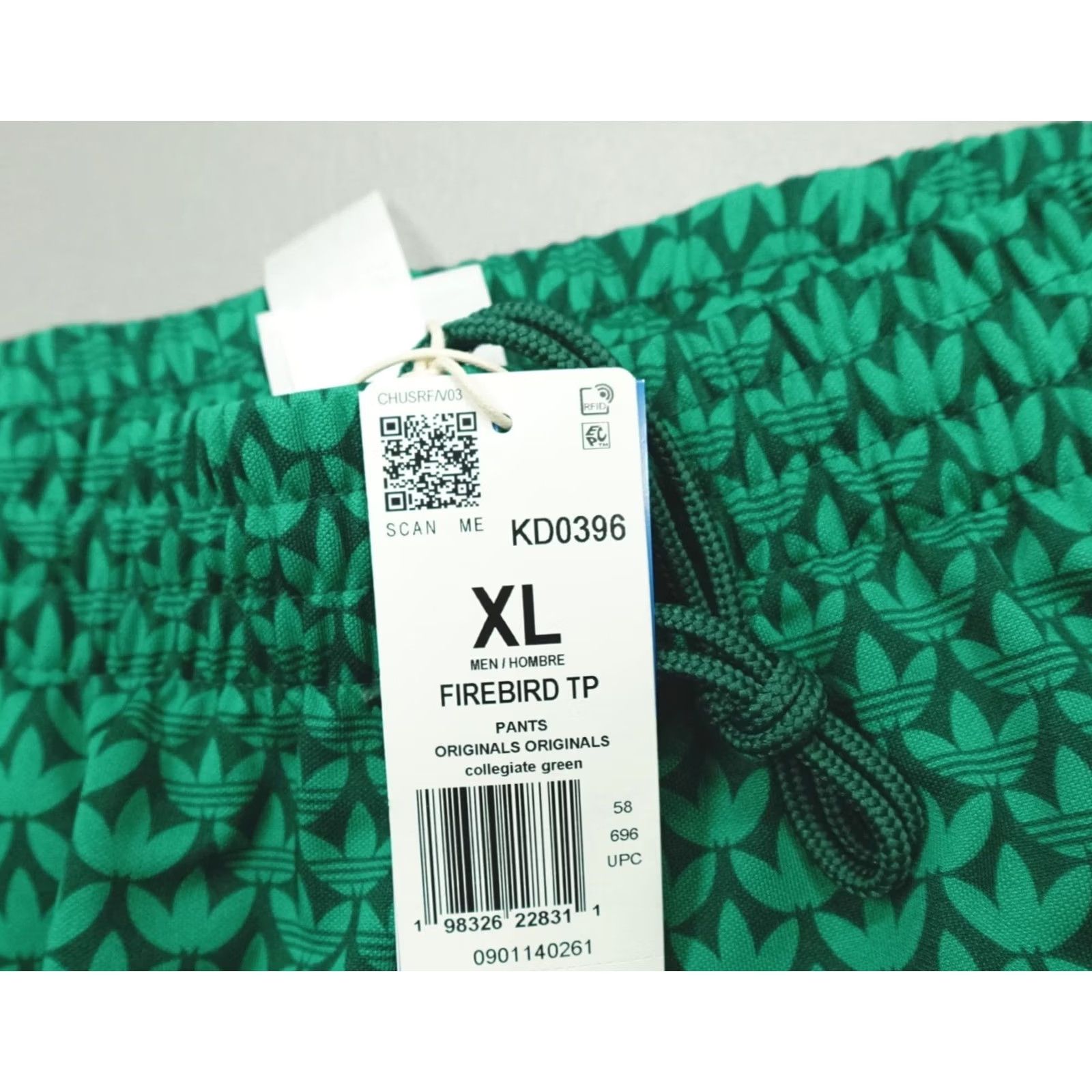 Adidas Adidas Originals Loose Fit Monogram Track Pants Men’s XL Green KD0396 Track Pants Size US 36 / EU 52 - 3 Thumbnail