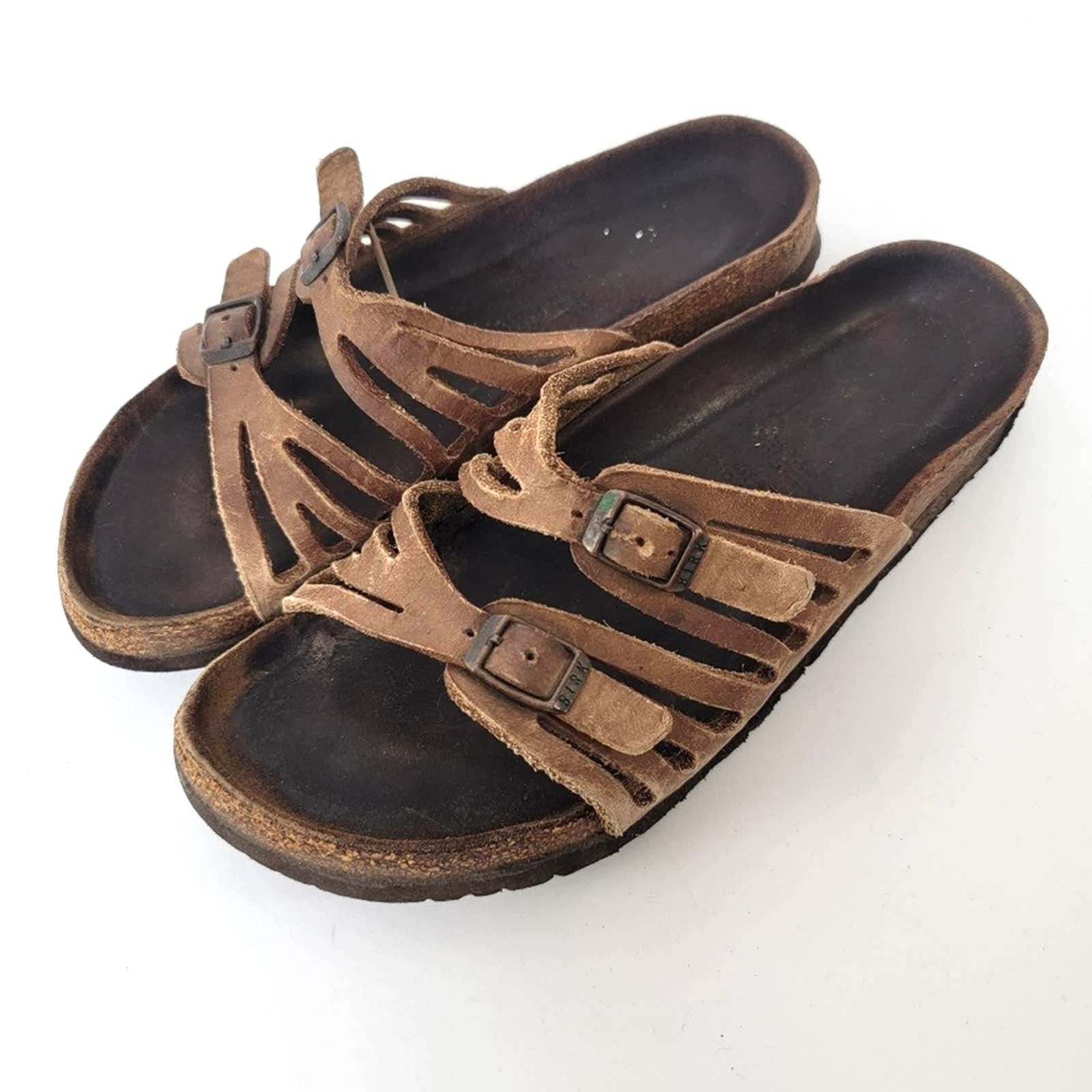 Birkenstock Birkenstock Granada Habana Soft Footbed Sandals - 9 Size US 9 / IT 39 - 1 Thumbnail