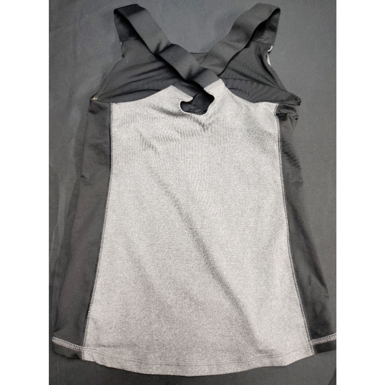 Champion Champion Gray Athletic Tank Top with Black Side Panels Size XS / US 0-2 / IT 36-38 - 6 Thumbnail