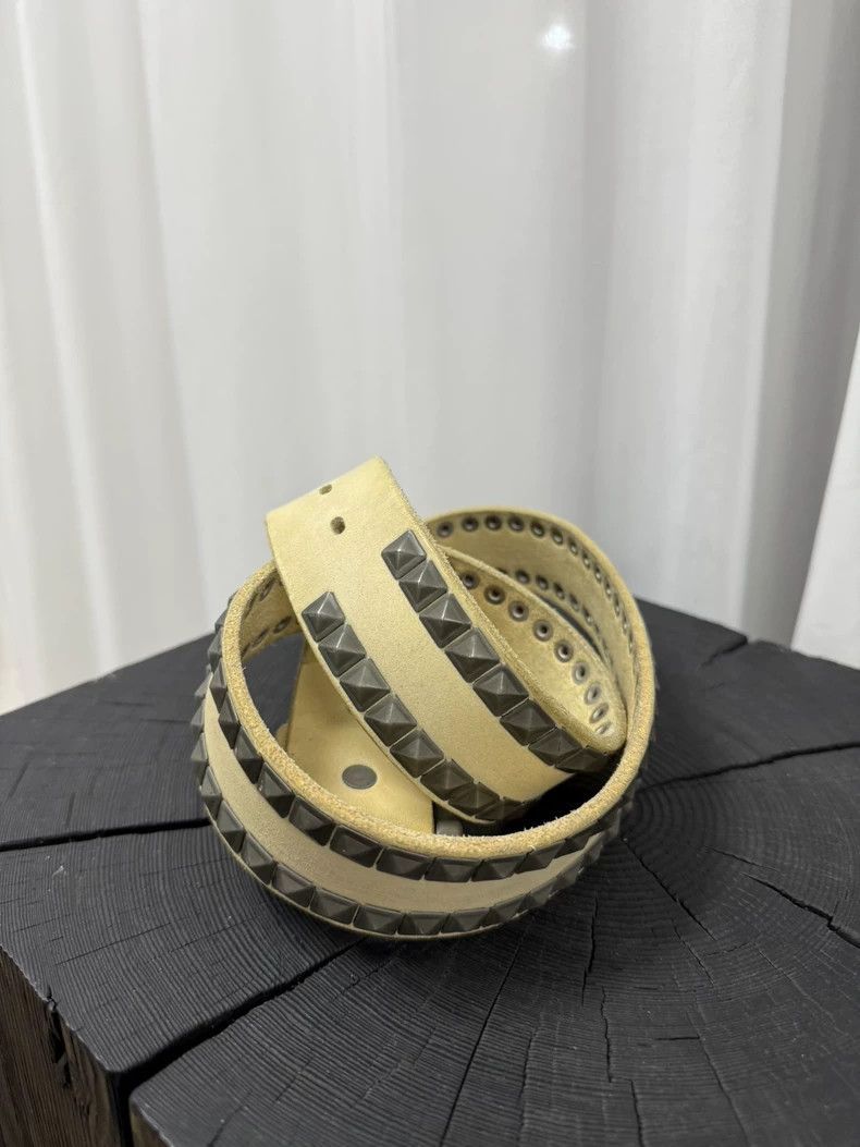 Yohji Yamamoto yohji yamamoto Studded cowhide belt 2503-Nextarrow Size ONE SIZE - 4 Thumbnail