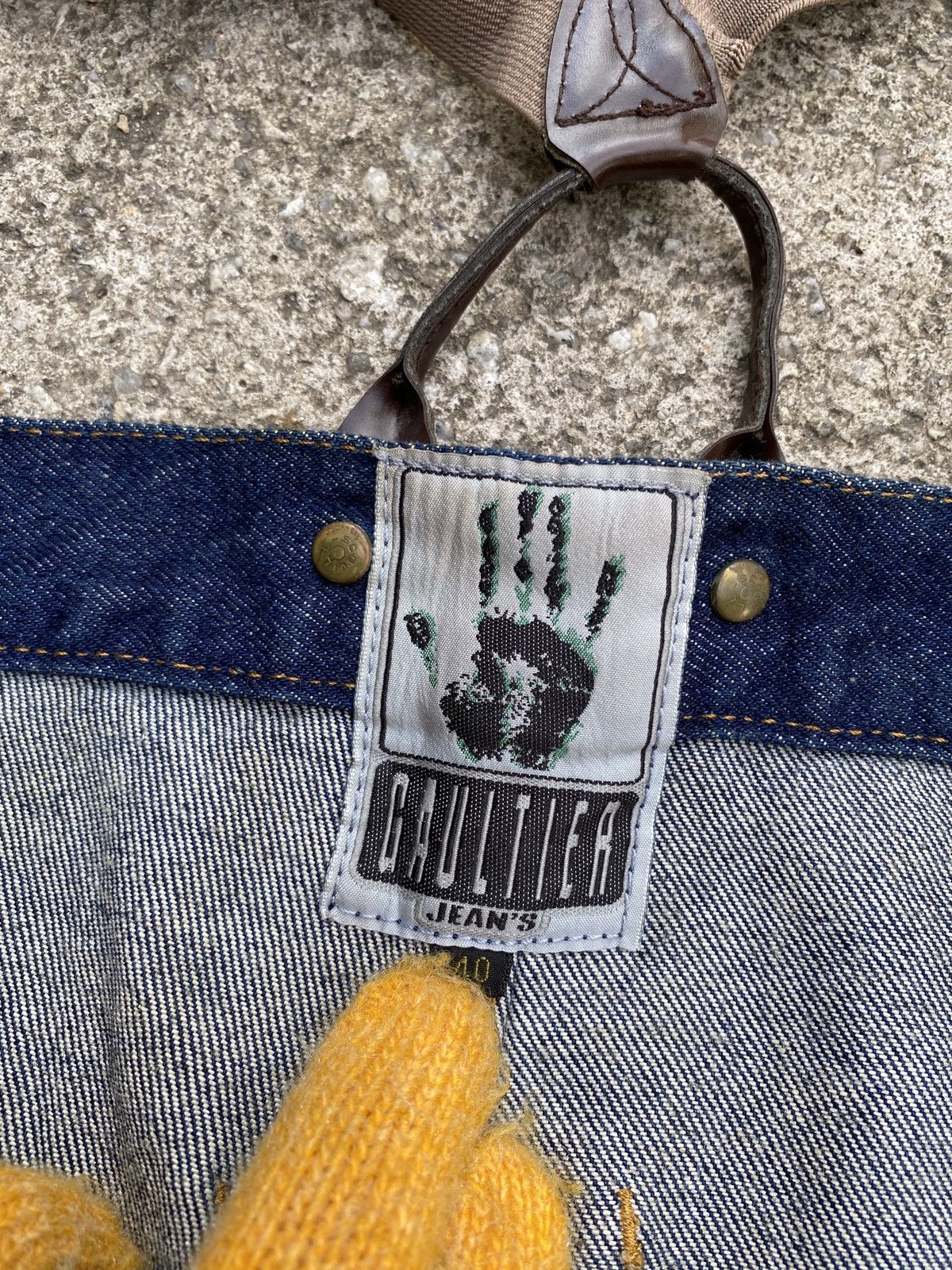Gaultier Homme Objet S/S 1993 Jean Paul Gaultier High Rise Jumpsuit Denim Size US 34 / EU 50 - 18 Thumbnail