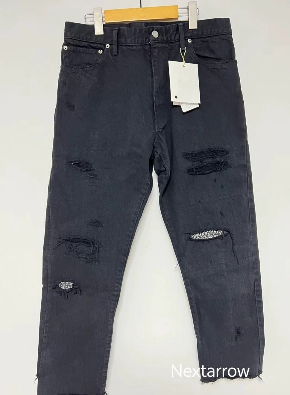 Visvim VISVIM ICT JOURNEYMAN PANTS CYMK BLK TACKED B 2412-Nextarrow Size US 34 / EU 50 - 1 Thumbnail