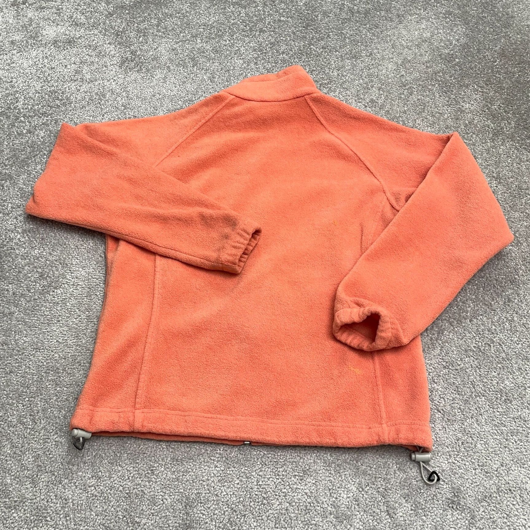 Vintage Columbia Womens Benton Springs Fleece Jacket Medium Orange Full Zip Outdoor Hike Size M / US 6-8 / IT 42-44 - 2 Thumbnail