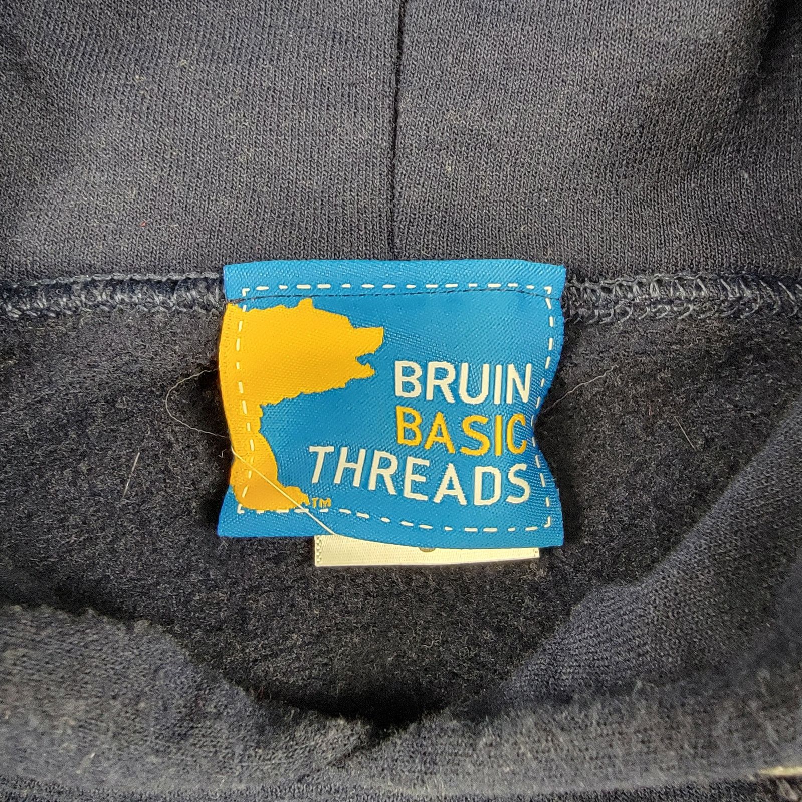 NCAA UCLA Bruin Basic Threads Hoodie Sz S Dk Blue Pullover (540) Size US S / EU 44-46 / 1 - 4 Thumbnail