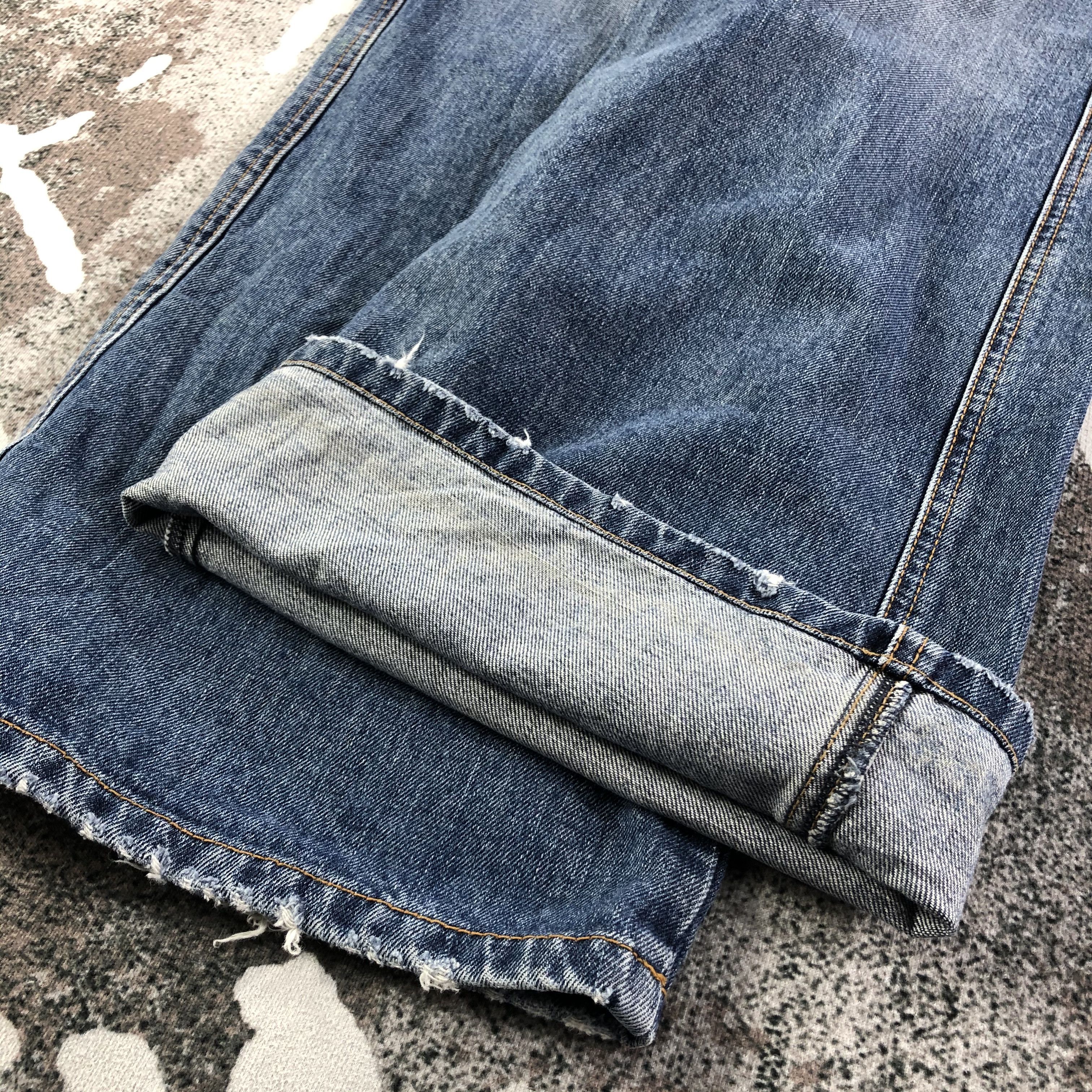 DKNY DKNY Jeans Blue Baggy Flare Denim KJ1586 Size 30" / US 8 / IT 44 - 6 Thumbnail
