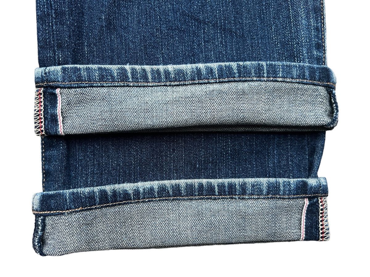 Japanese Brand BN Japan Patchwork Distressed Selvedge Denim Jeans 35x31 Size US 35 - 6 Thumbnail