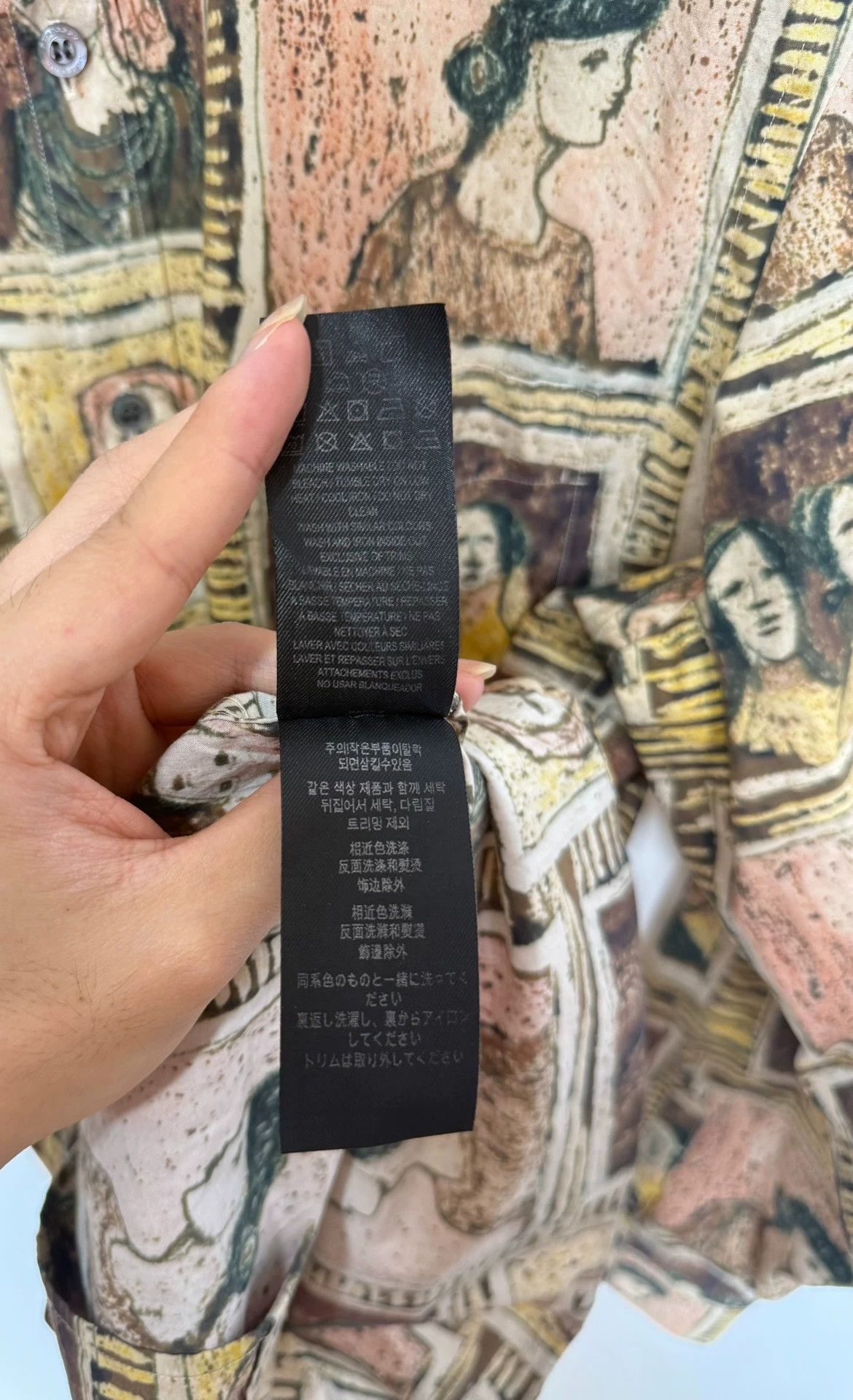 Burberry Burberry Portrait Print Long Sleeve Shirt M 95% New Size US M / EU 48-50 / 2 - 7 Thumbnail