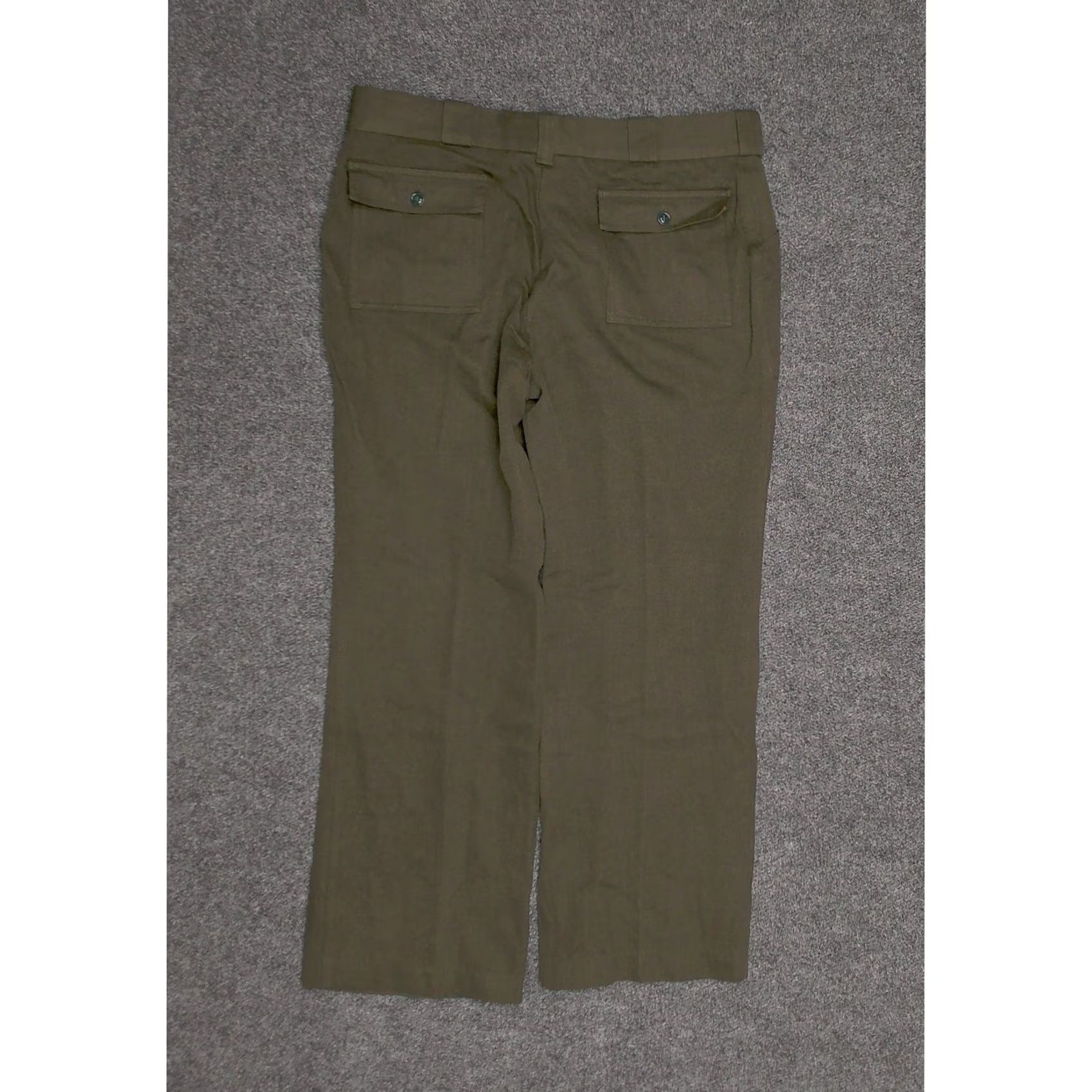 Vintage VINTAGE Cabela's Hunter Green Heavy Twill Hunting Work Pants Men 38x30 Green 8 Pockets 80s Rugged Heritage Workwear USA Pants Mens Adjustable Hem Size US 38 / EU 54 - 4 Thumbnail