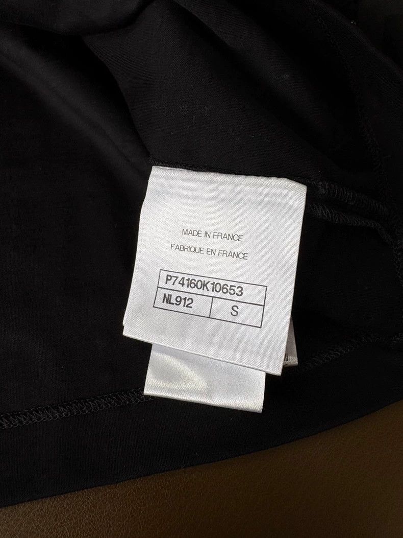 Chanel Chanel 23c black full-print rhinestone logo short-sleeved Size S / US 4 / IT 40 - 7 Thumbnail