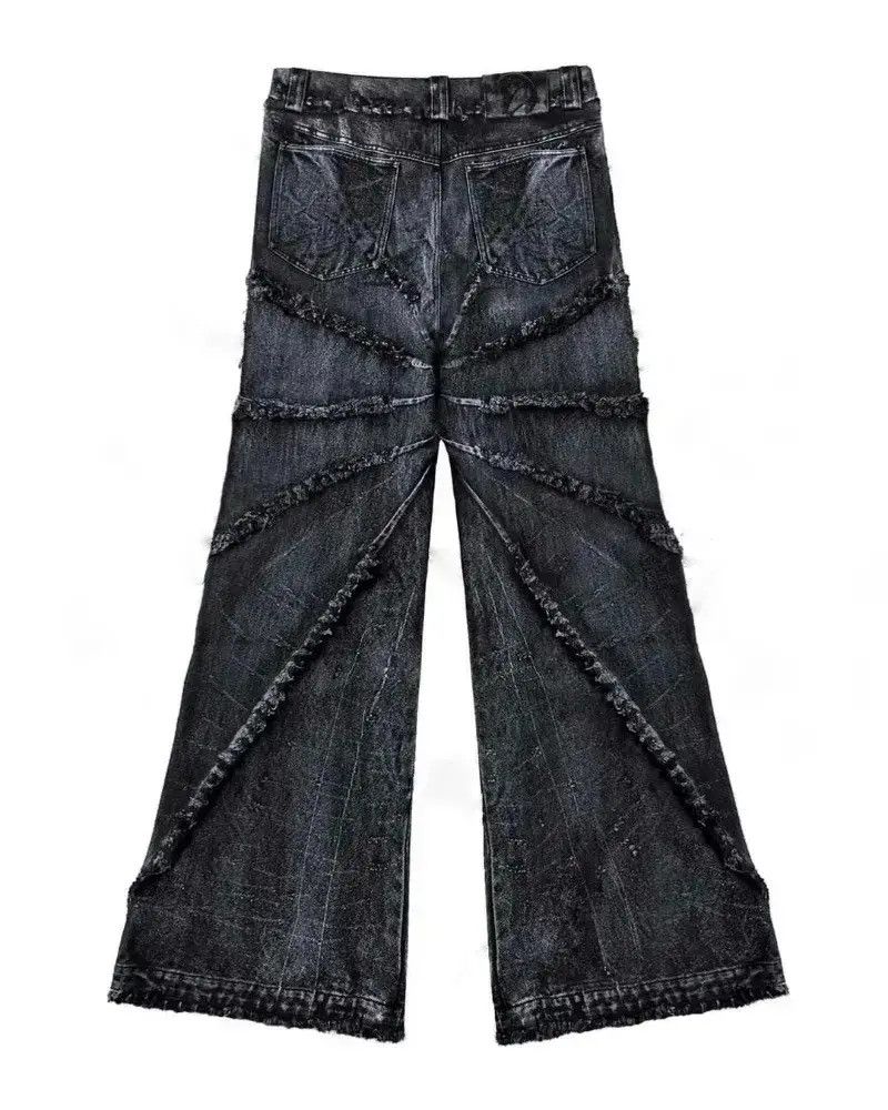 Japanese Brand Y2k Retro Oversized Punk Retro Hip Hop Jeans Size US 32 / EU 48 - 2 Thumbnail