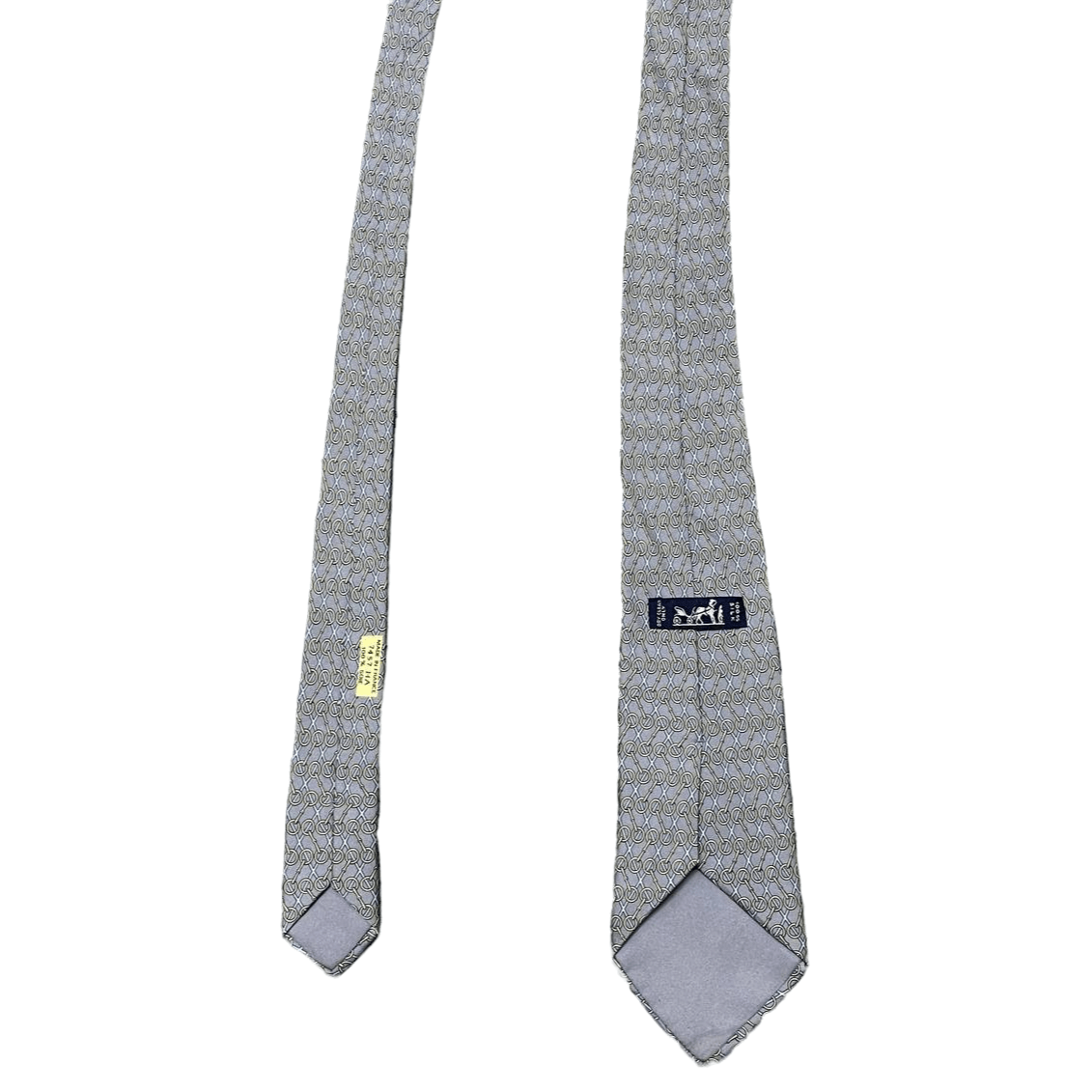Hermes Vintage Hermes Paris Silk Tie Size ONE SIZE - 4 Thumbnail