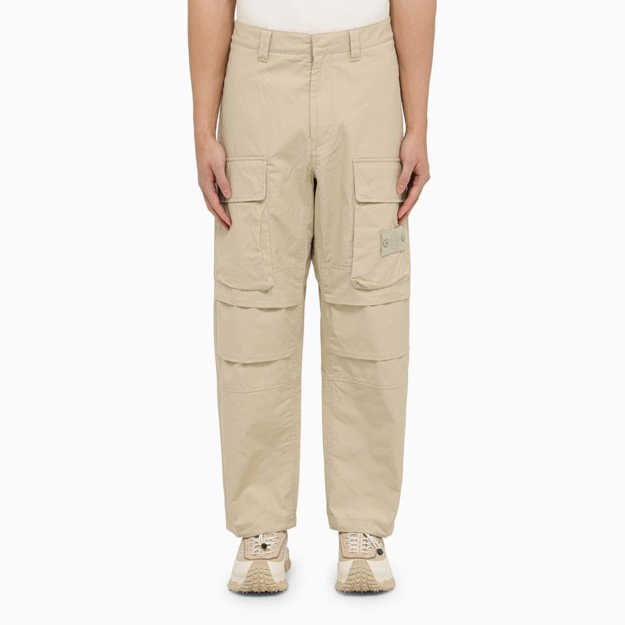 o1d2blof0624 Cotton Trousers in Beige