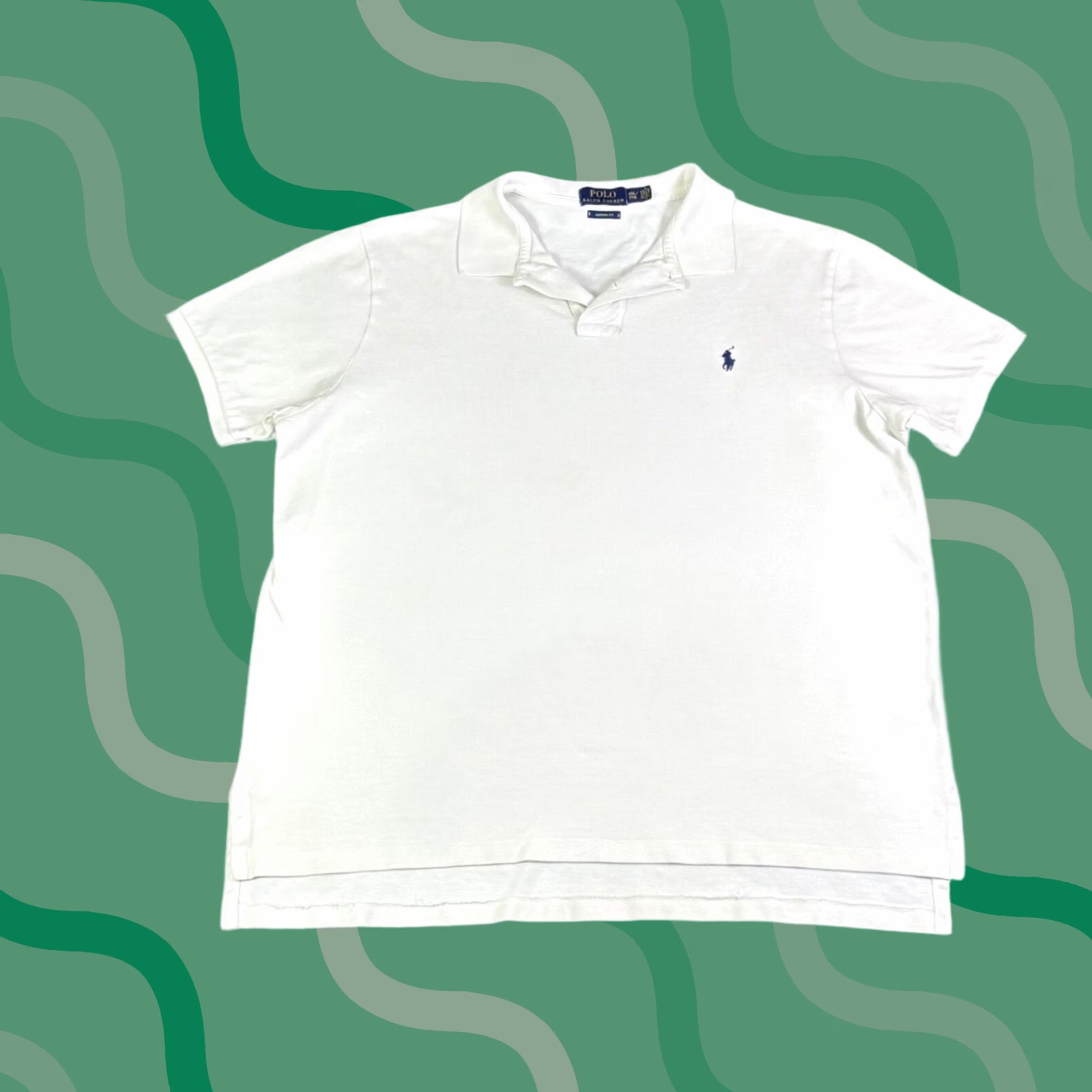 Polo Ralph Lauren Polo Ralph Lauren Mens XXL White Custom Fit Short Sleeve Polo Shirt Cotton Pony Size US XXL / EU 58 / 5 - 1 Thumbnail