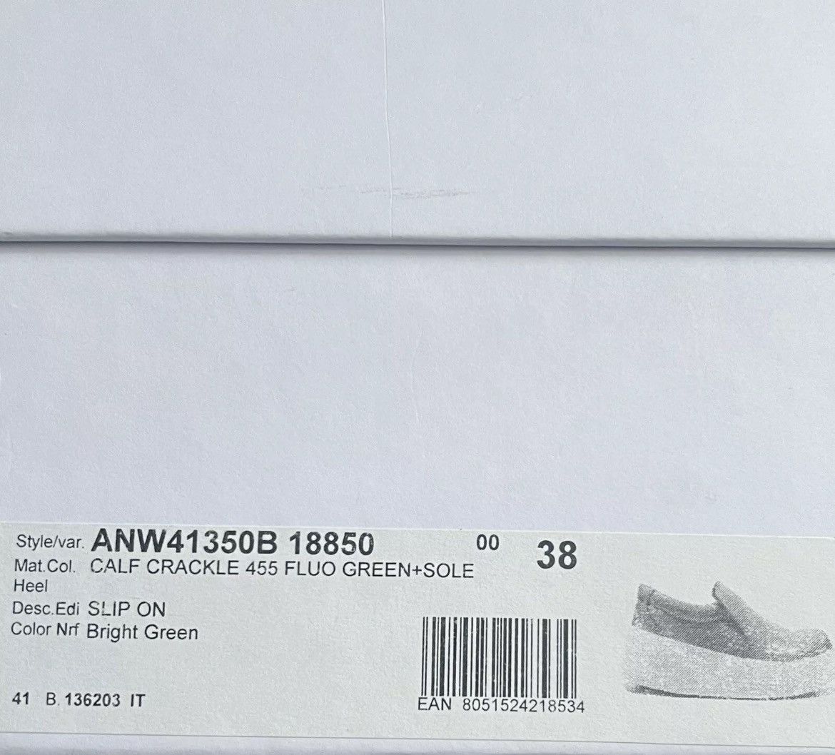 JW Anderson JW Anderson Cracked Leather Slip On Shoes Size US 8 / IT 38 - 5 Thumbnail