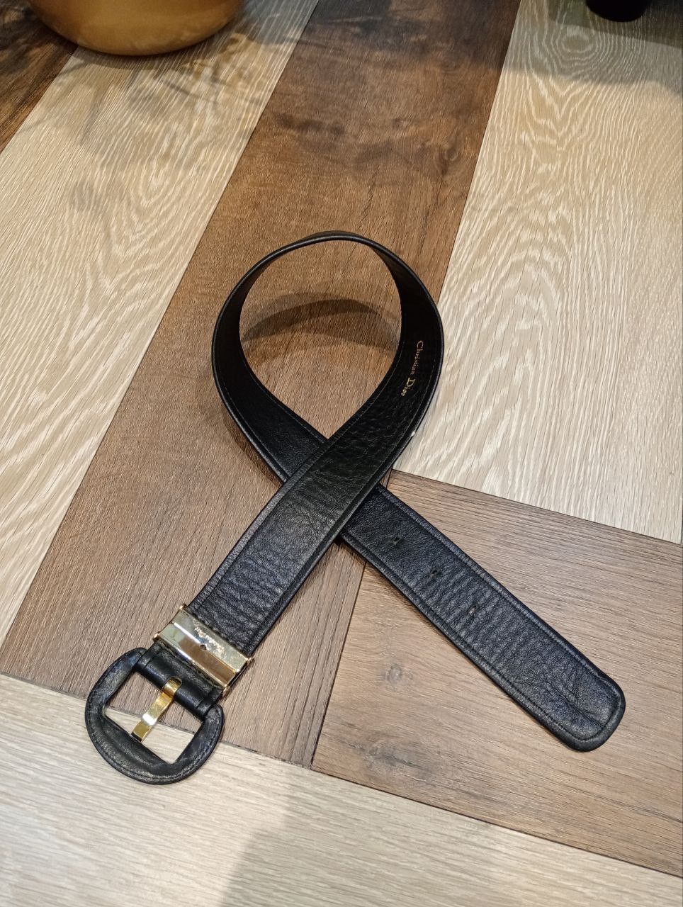 Christian Dior Monsieur CHRISTIAN DIOR LEATHER BELT Size ONE SIZE - 6 Thumbnail