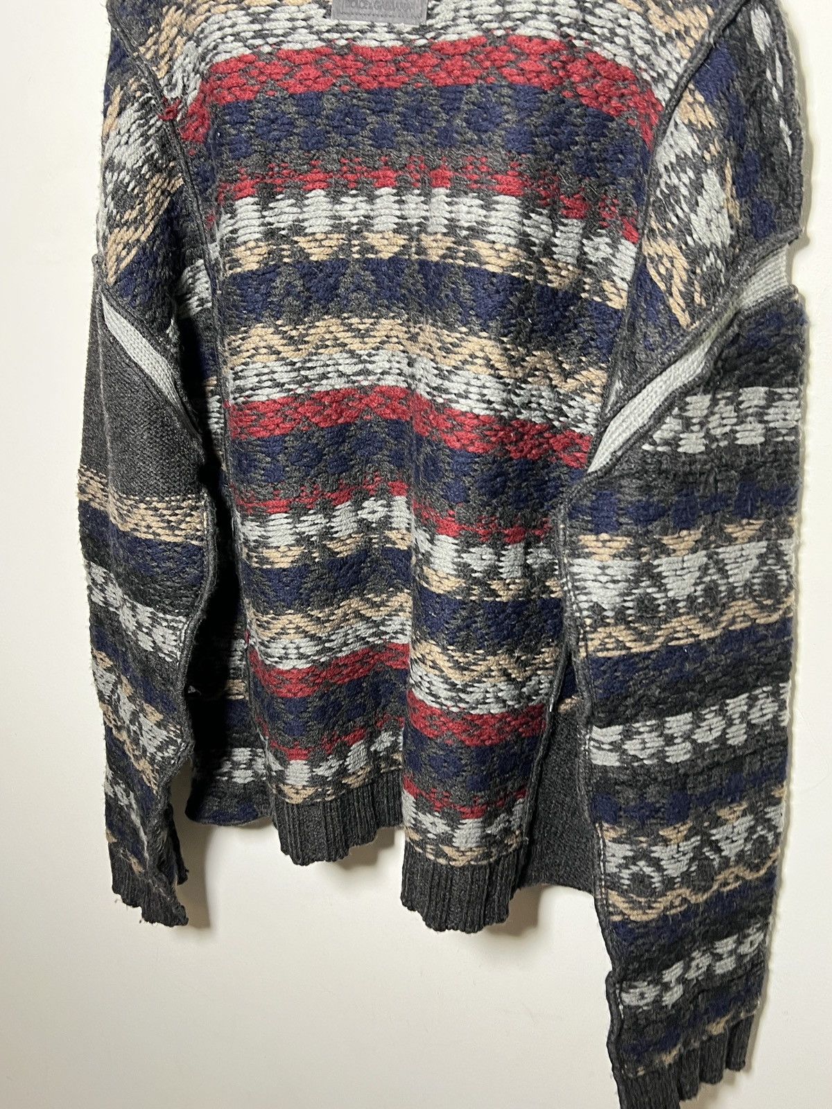 Dolce & Gabbana dolce&gabbana y2k patched mohair alpaca sweater Size US L / EU 52-54 / 3 - 9 Thumbnail