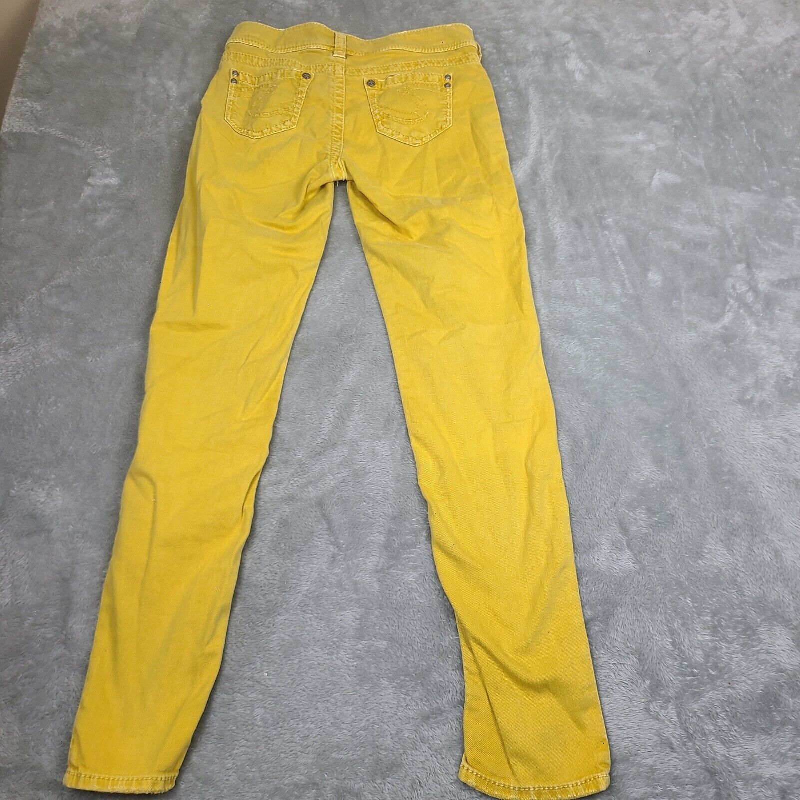 Other Women's Silver SUKI Skinny Jeans 26x31 Mustard Yellow Size 26" / US 2 / IT 38 - 9 Thumbnail