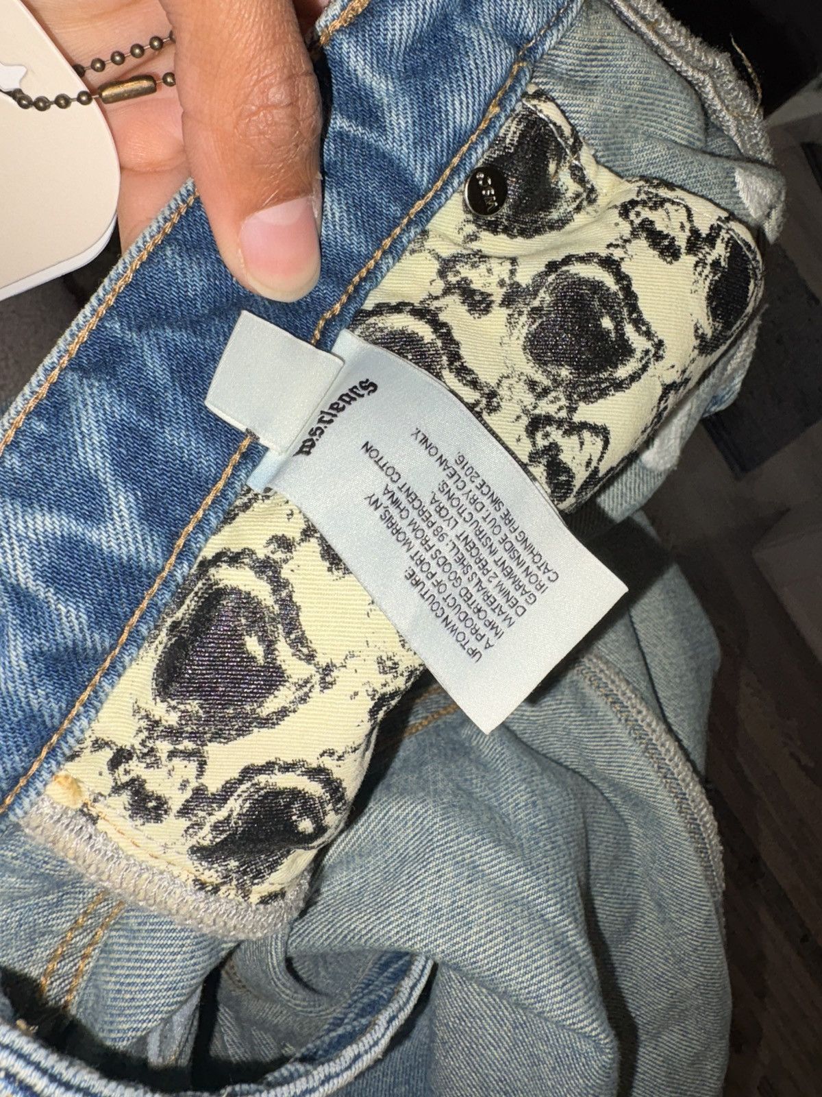 Whensmokeclears WHENSMOKECLEARS Hotel Capsule Denim Pants Size US 36 / EU 52 - 5 Thumbnail