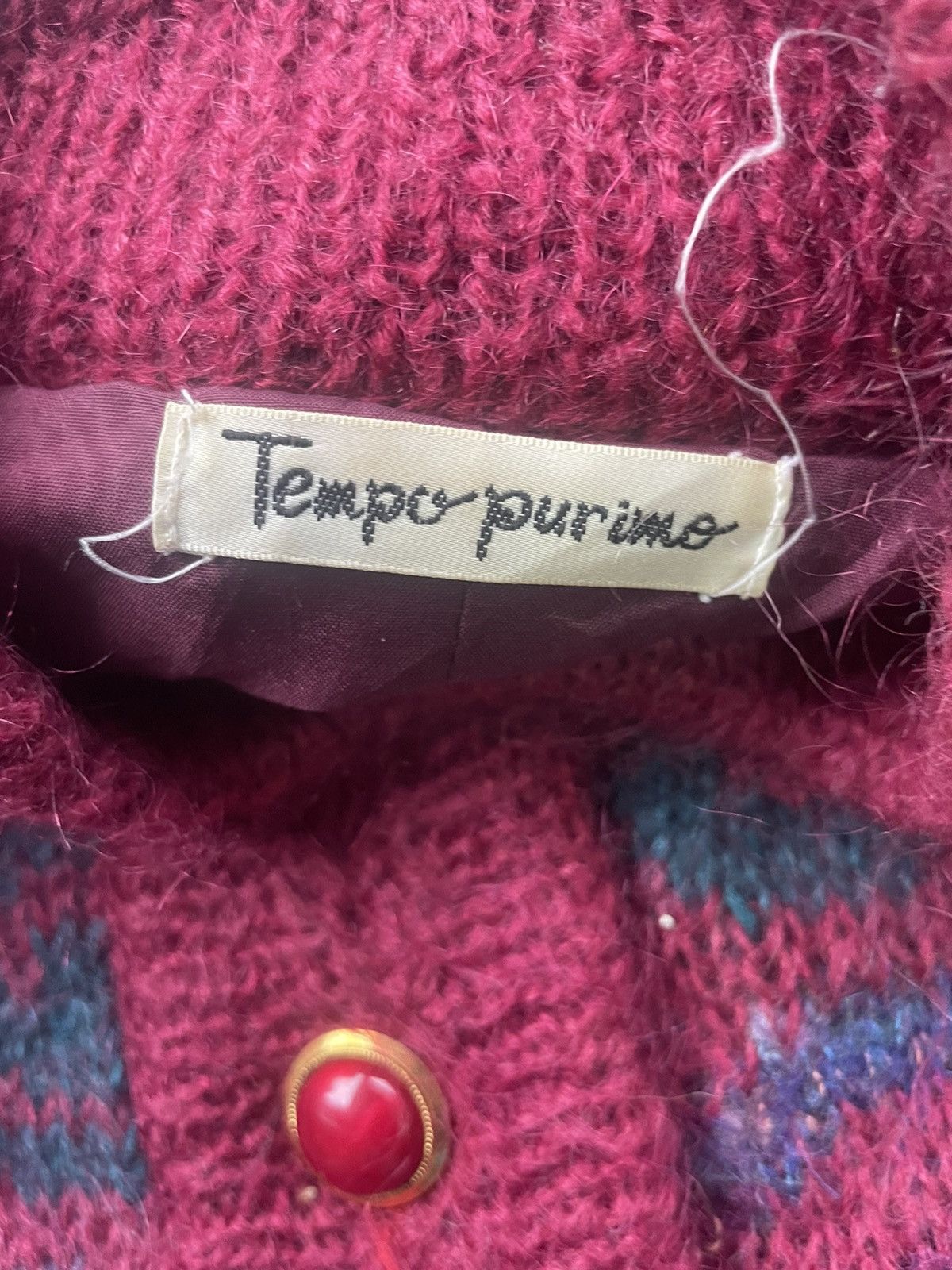 Japanese Brand Vintage Mohair Tempu Purimo Jacket Size M / US 6-8 / IT 42-44 - 16 Thumbnail