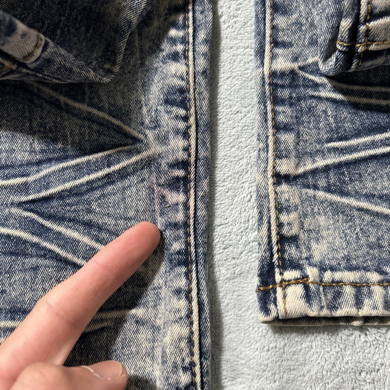 Xray Footwear Grunge Rips Acid Wash Straight Leg Jeans 34x30 Hamilton Size 34" / US 12 / IT 48 - 8 Thumbnail