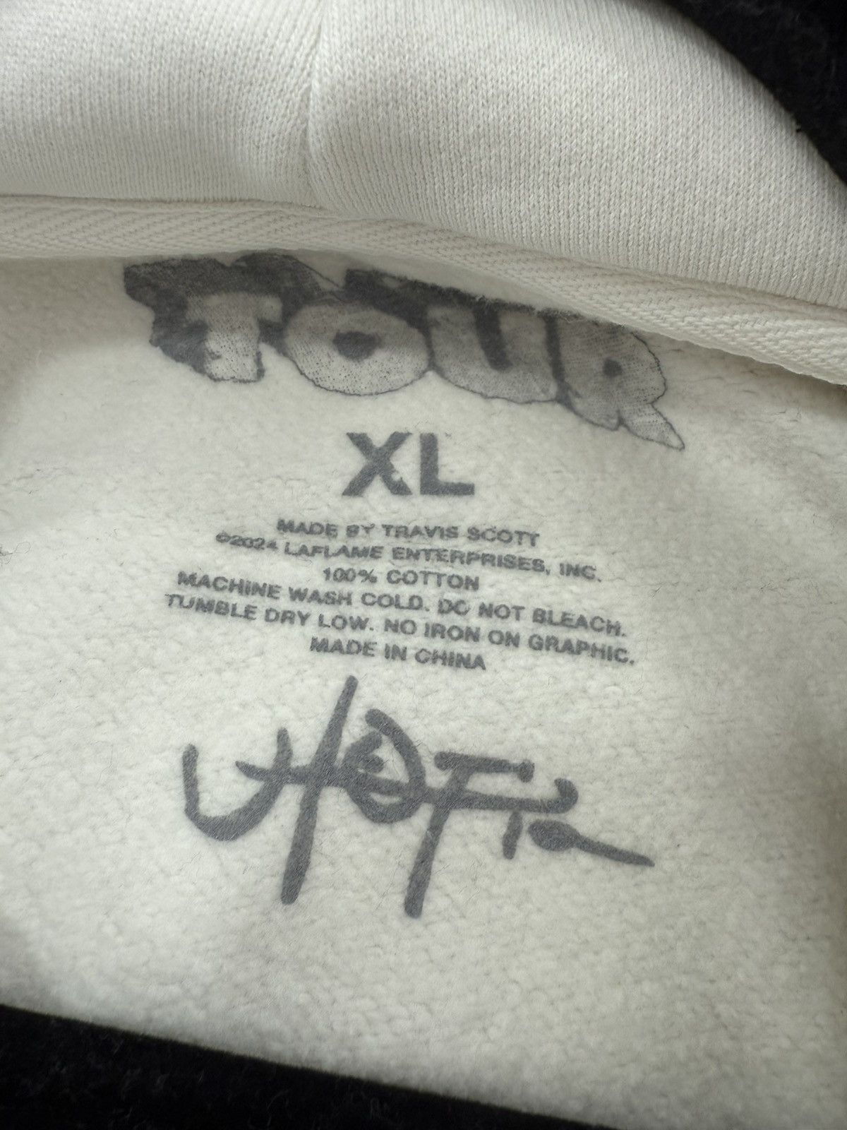 Travis Scott Travis Scott Tour Hoodie Size US XL / EU 56 / 4 - 6 Thumbnail