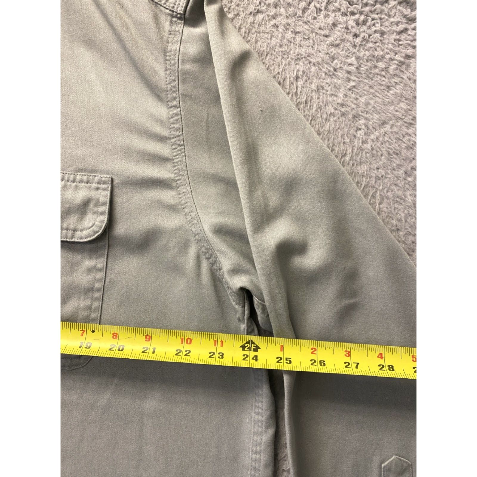 Carhartt Carhartt Men's Long Sleeve Shirt XL Grey Cotton Workwear Button-Up Collared Pockets Classic Size US XL / EU 56 / 4 - 5 Thumbnail