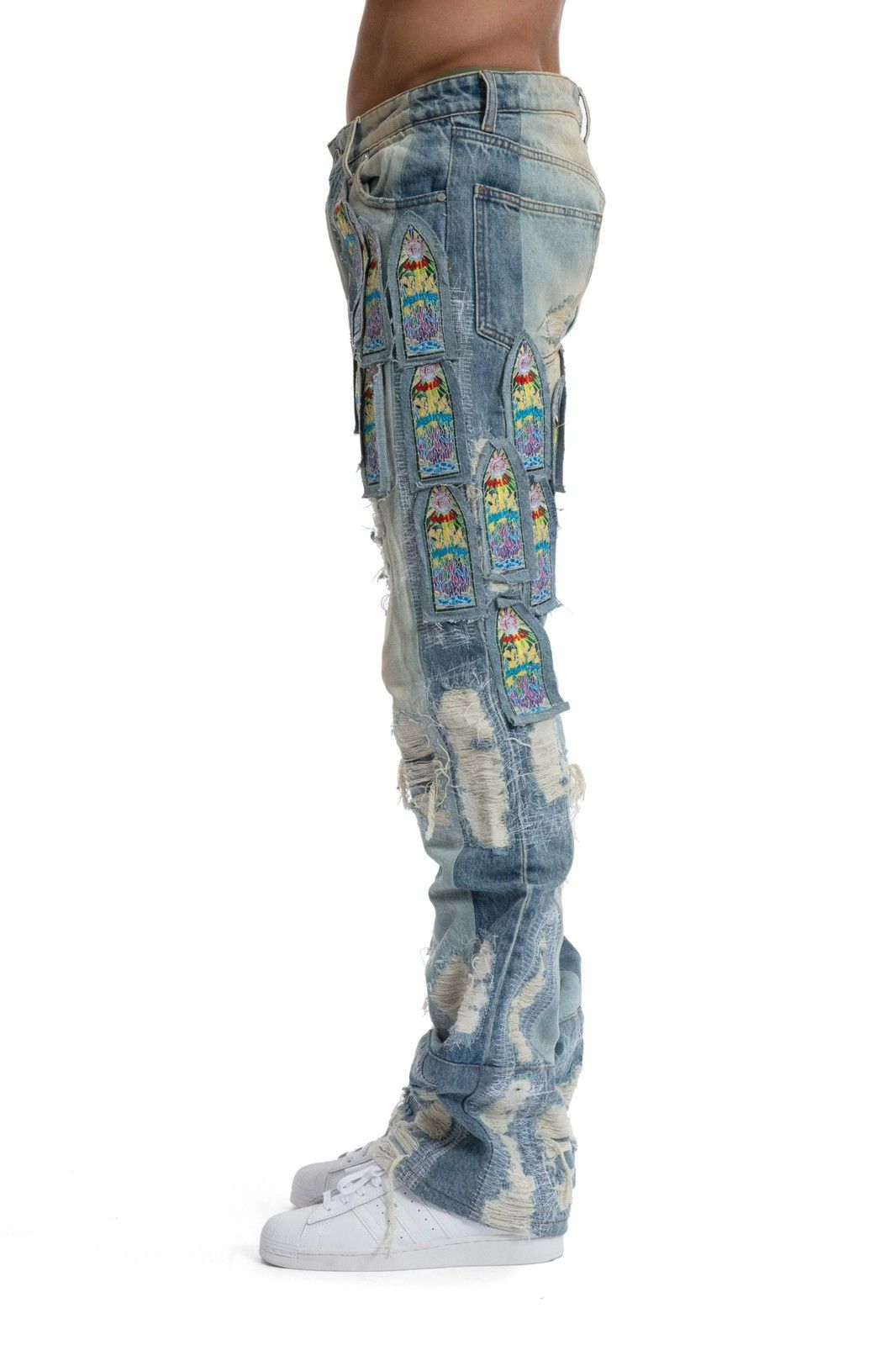 Who Decides War Who Decides War WDW COLISEUM FUSION DENIM Jeans Pants Size US 30 / EU 46 - 5 Thumbnail