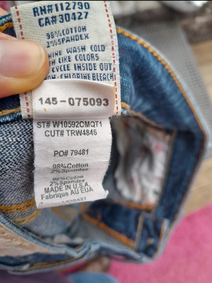 True Religion 2010s True Religion Slim Jeans W27/L34 Size 27" / US 4 / IT 40 - 5 Thumbnail