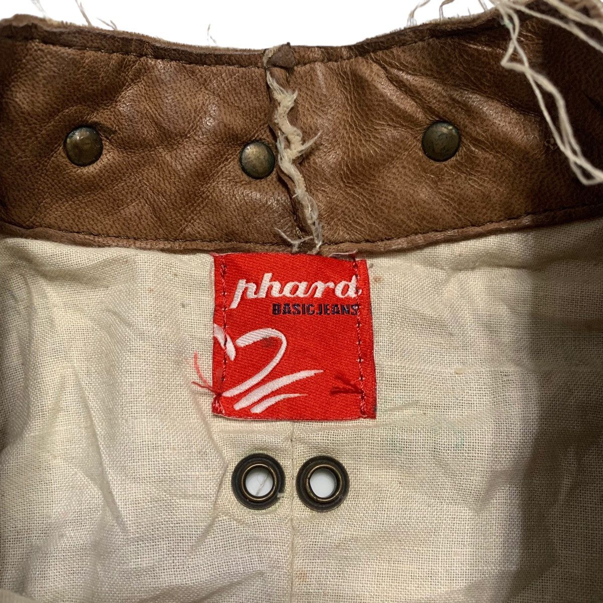 Other Nhard Frayed Leather Jacket Size L / US 10 / IT 46 - 5 Thumbnail