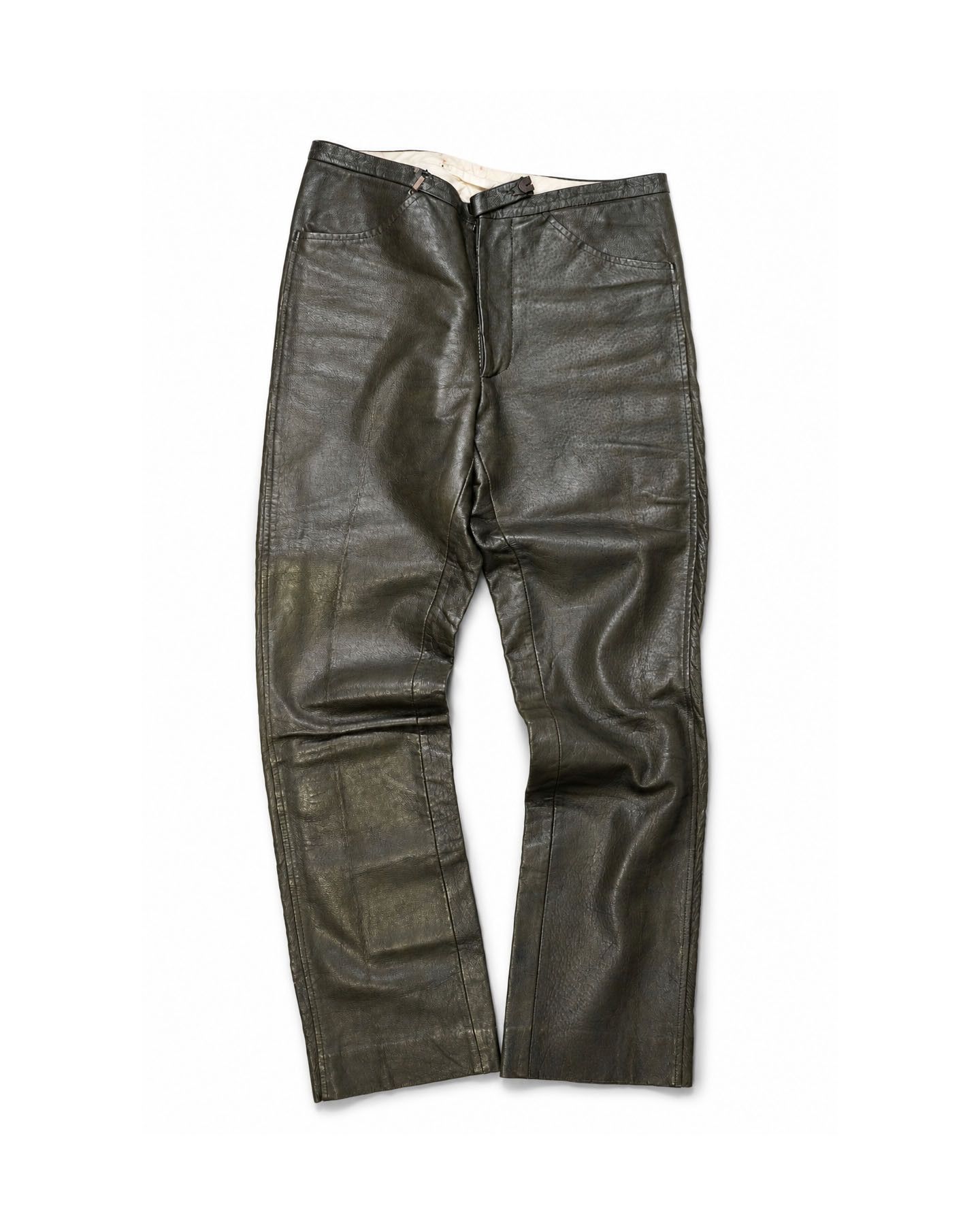 Carol Christian Poell Carol Christian Poell Leather Pants - AW99 Size US 28 / EU 44 - 1 Thumbnail