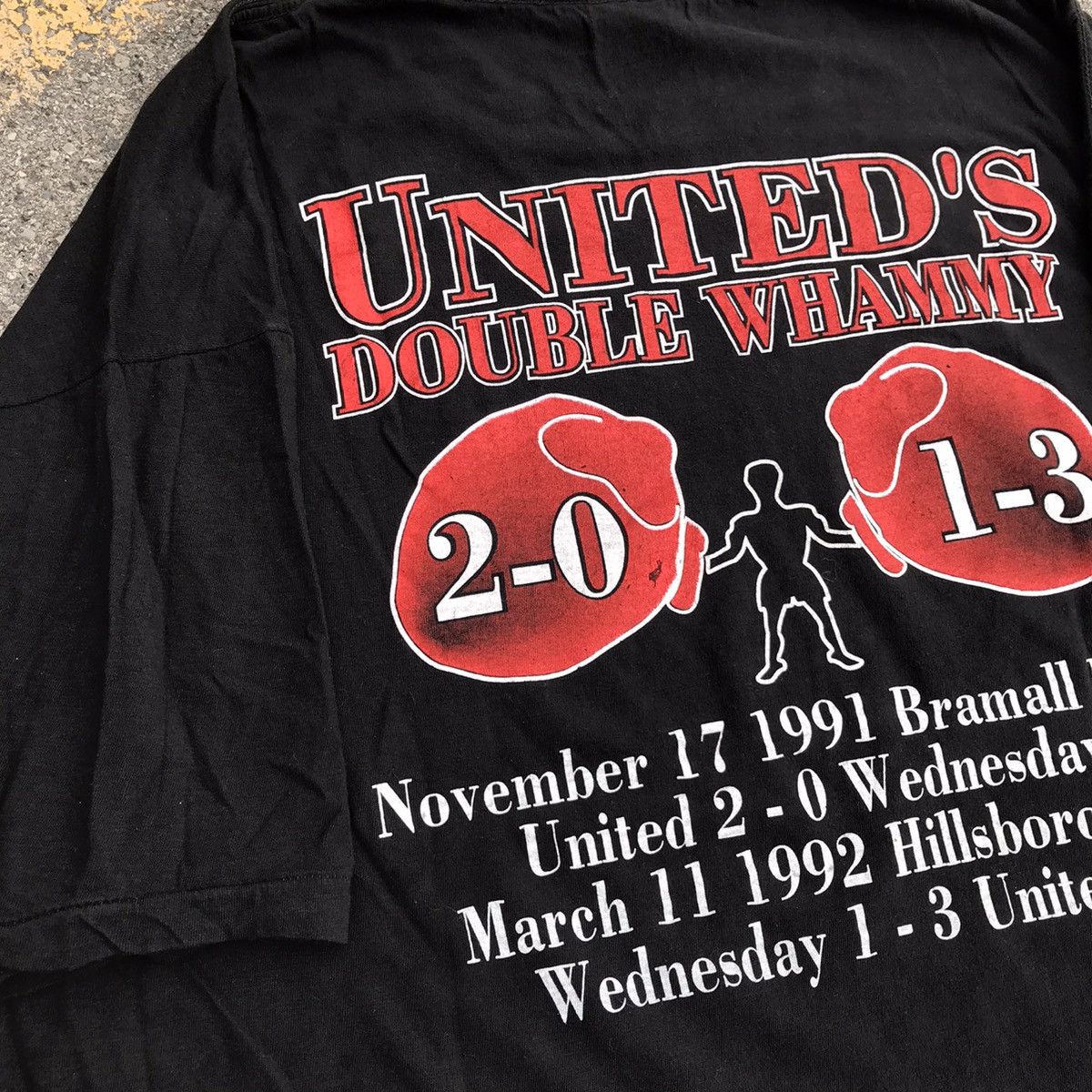 Vintage Vintage Rare Sheffield United Double whammy t shirt Sz XL Size US XL / EU 56 / 4 - 10 Thumbnail