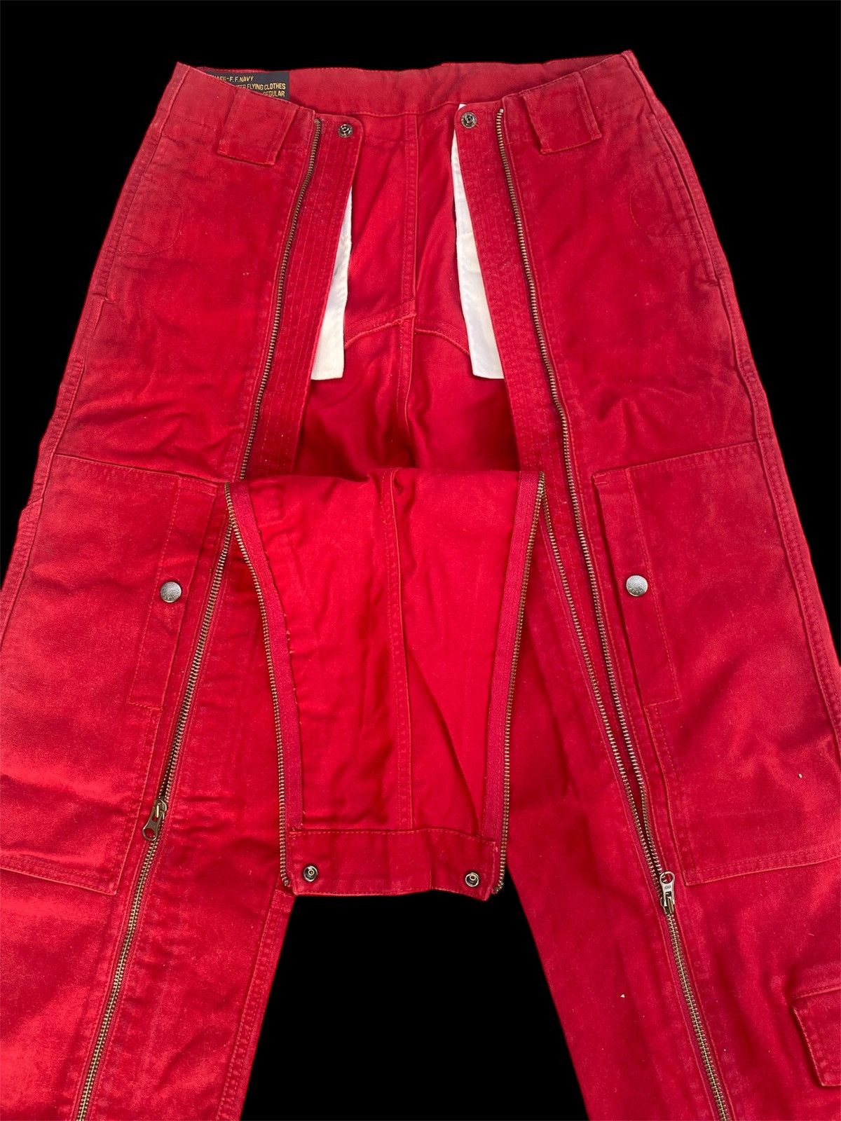 PPFM PPFM Front Zipper Multi Pocket Aviation Navy Tactical Pants Size US 28 / EU 44 - 5 Thumbnail