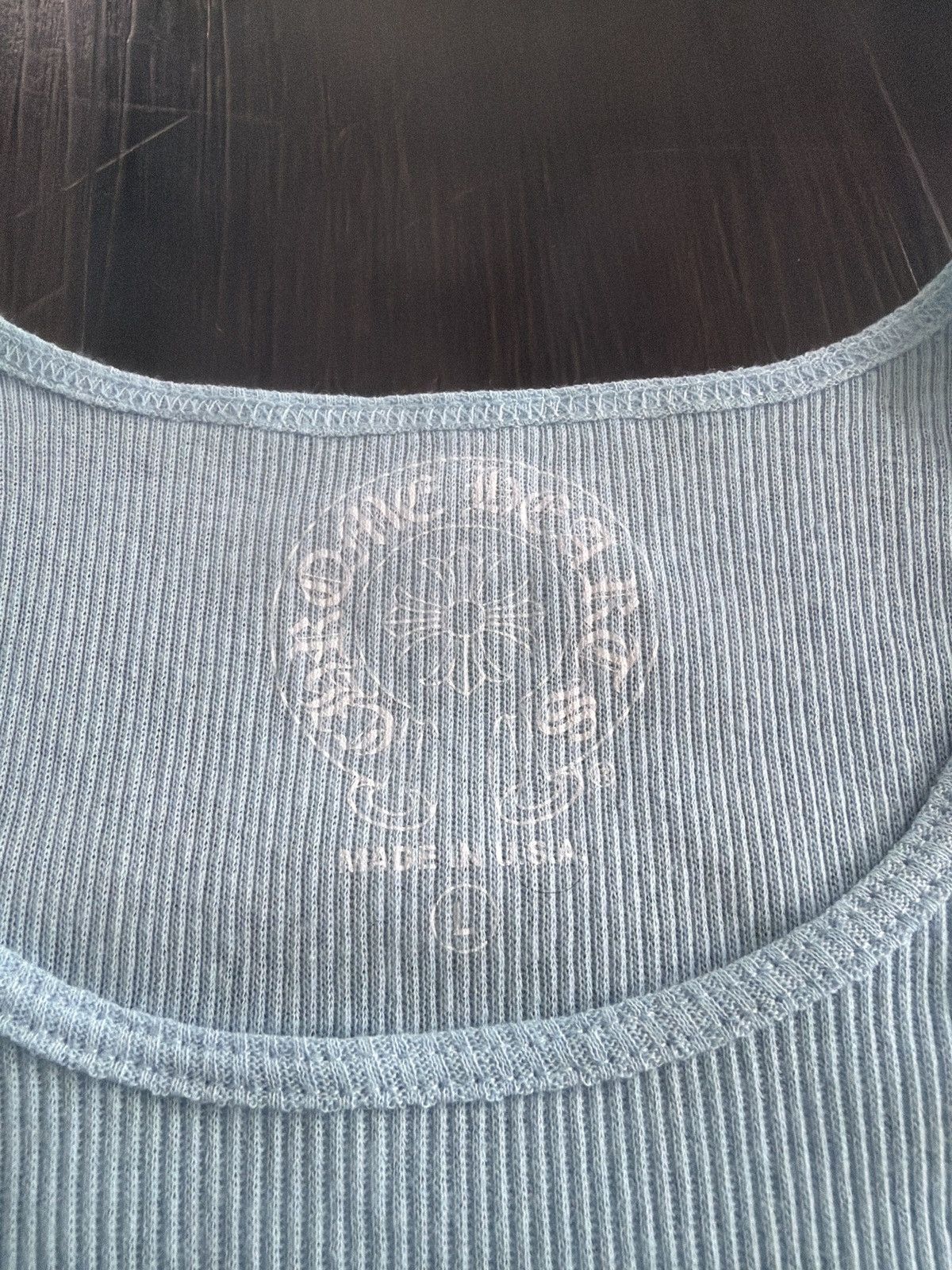 Chrome Hearts Chrome Hearts Baby Blue Horseshoe Tank Top Size US L / EU 52-54 / 3 - 4 Thumbnail