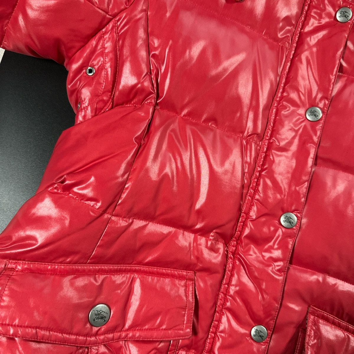 Burberry 00’s Burberry Fur Hood Down Puffer Jacket Size M / US 6-8 / IT 42-44 - 6 Thumbnail