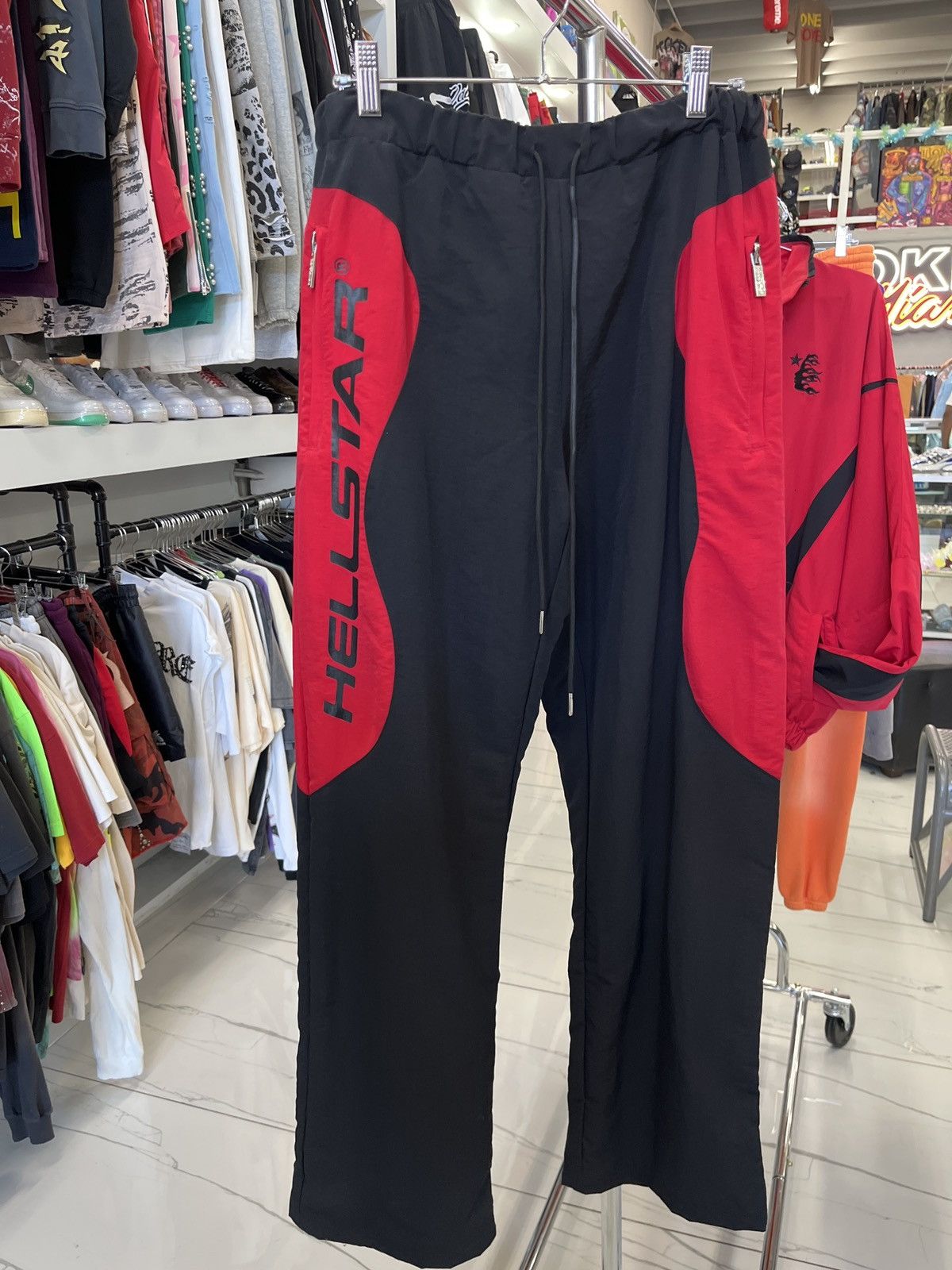 HELLSTAR Sport Sweatpants Unreleased Black/Red Size US 30 / EU 46 - 1 Thumbnail