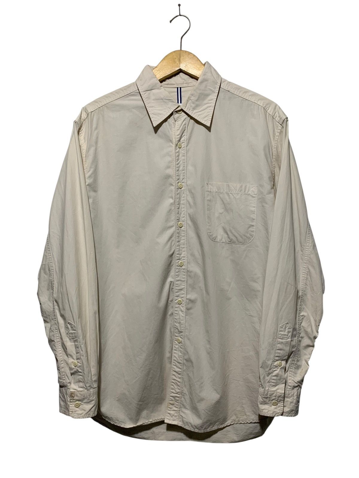 Johnbull Johnbull SAMPLE oversized shirt in beige Size US M / EU 48-50 / 2 - 1 Thumbnail