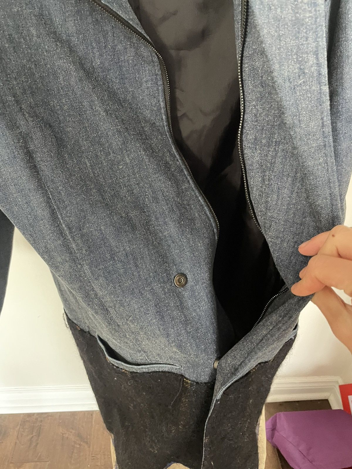 FFIXXED STUDIOS × Japanese Brand FFIXXED STUDIOS Panelled Chester Coat Size US S / EU 44-46 / 1 - 5 Thumbnail