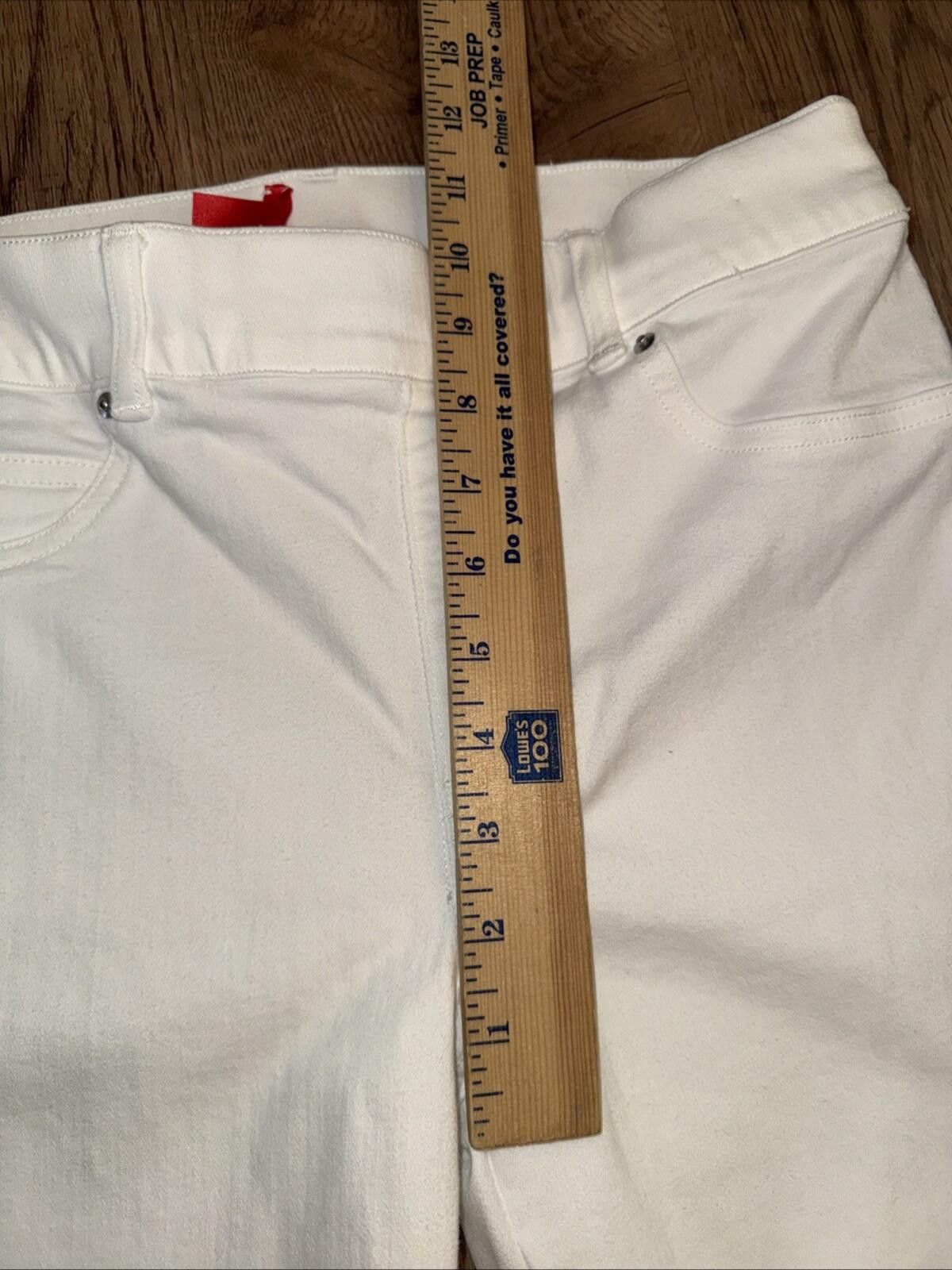 Domenico Spano Spanx EveryWear Flare Jeans High Rise 70s White Raw Hem Size 32" / US 10 / IT 46 - 7 Thumbnail