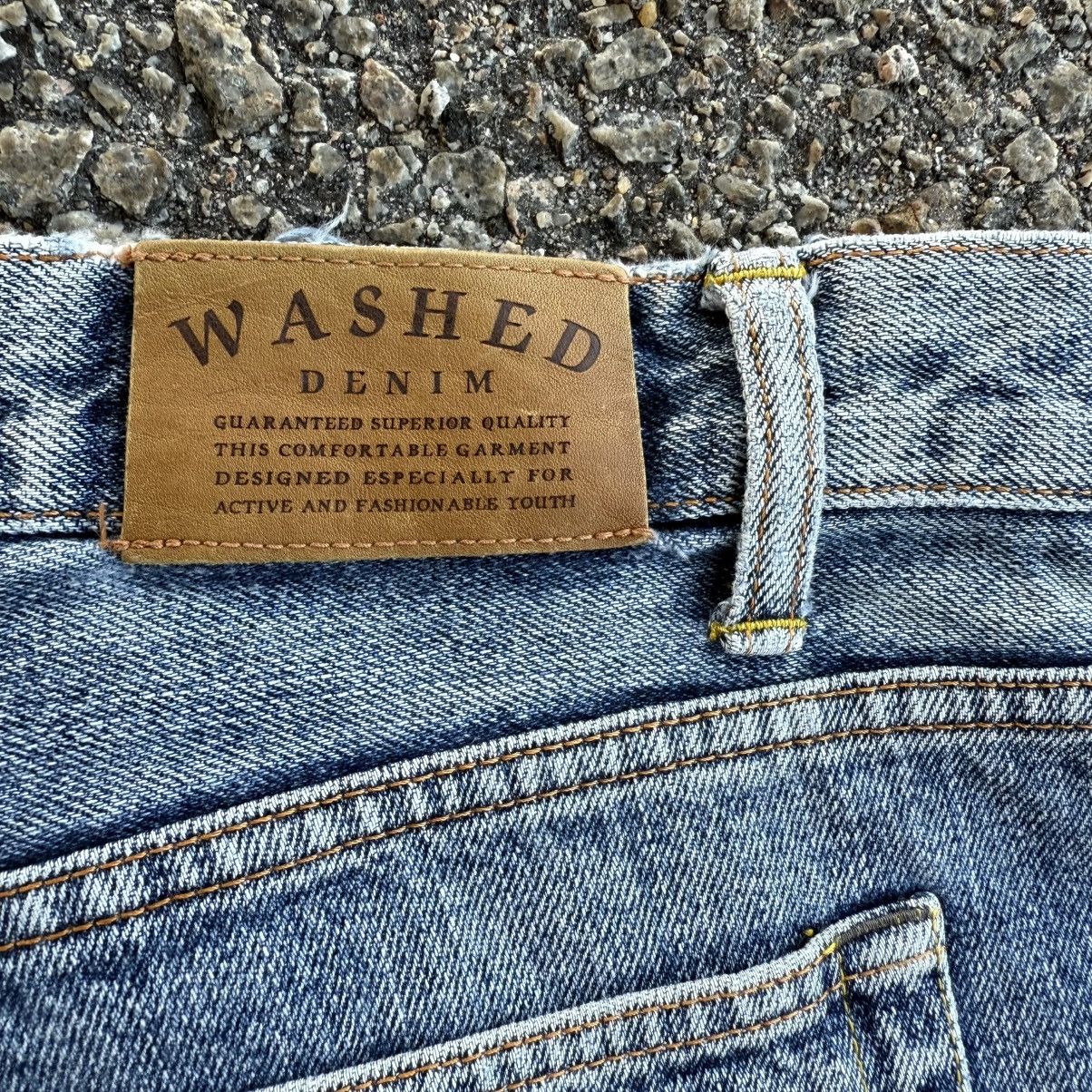 Japanese Brand VINTAGE MUD WASHED DENIM RIPPEP JEAN Size US 40 / EU 56 - 12 Thumbnail