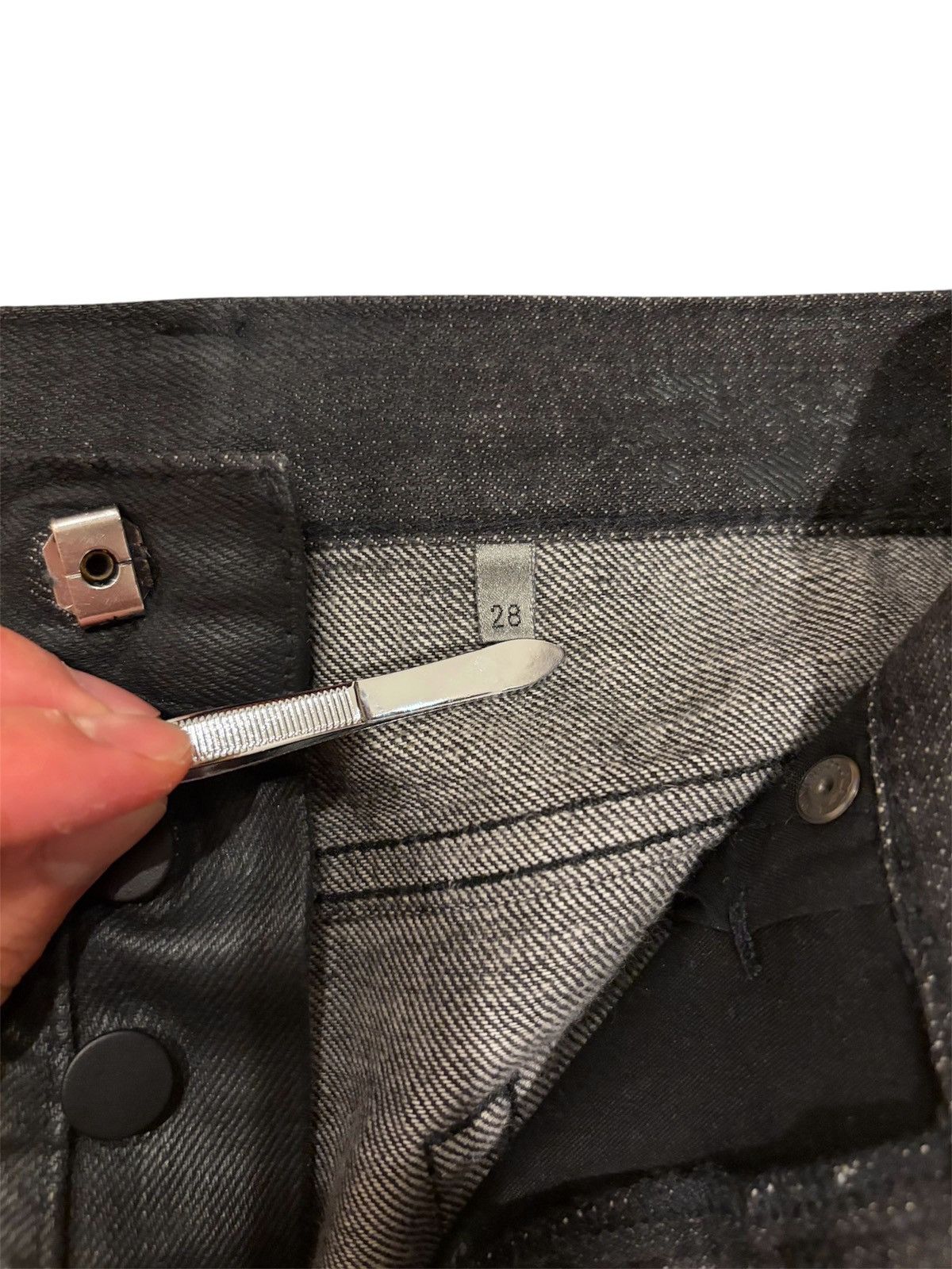 Dior Dior homme 04SS Strip Destroyed Denim Size US 28 / EU 44 - 3 Thumbnail