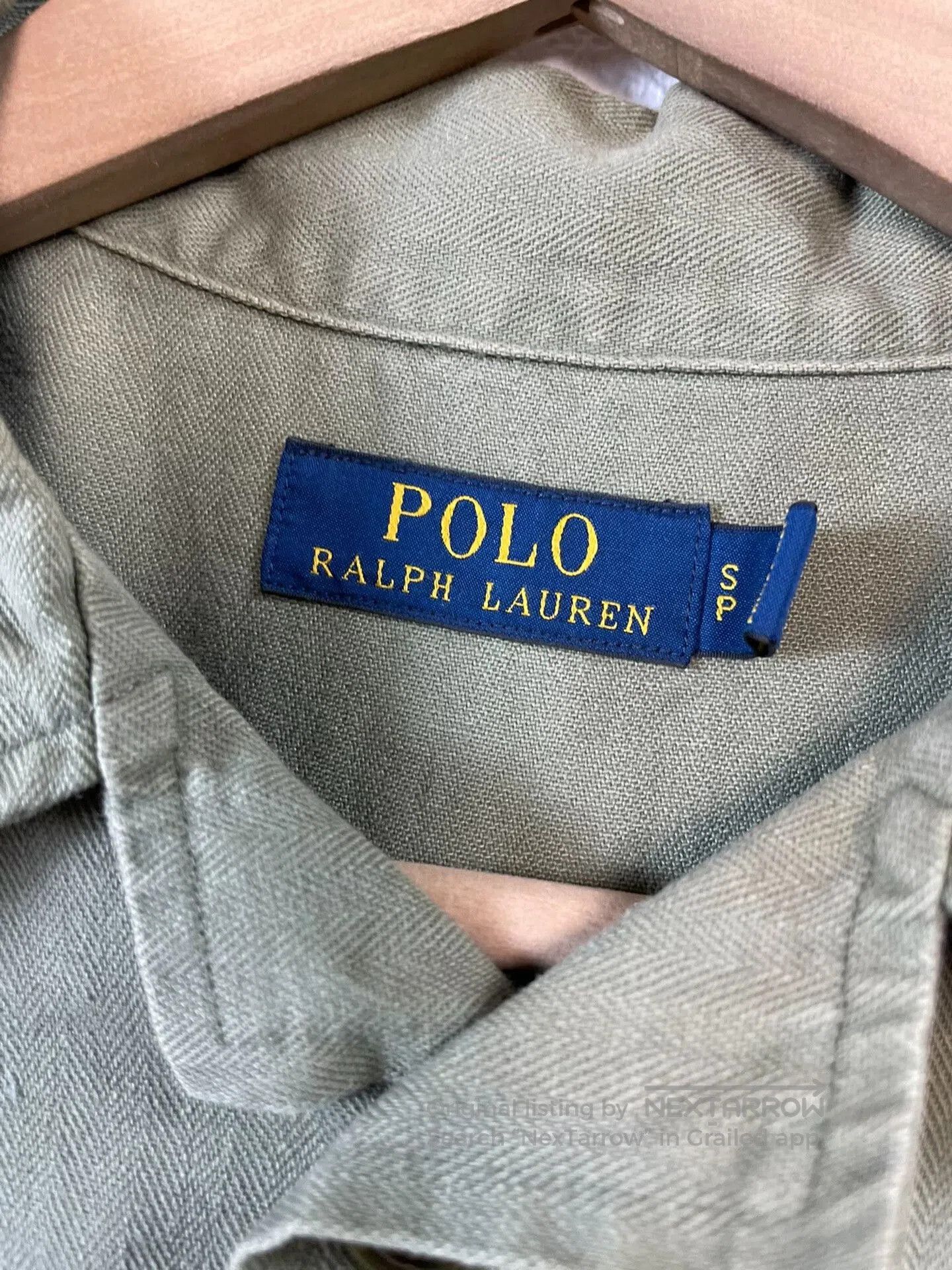 Polo Ralph Lauren embroidered herringbone work shirt jacket. Size US S / EU 44-46 / 1 - 6 Thumbnail