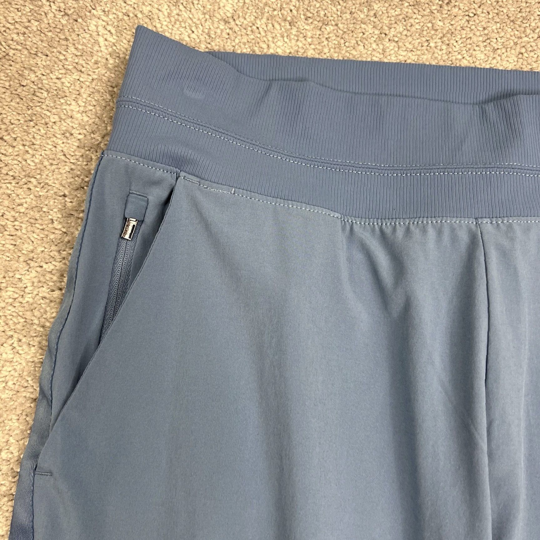 Athleta Athleta Nolita Slim Tapered Crop Pants 16 (34x24) Blue Stretch Pockets Casual Size 38" / US 16 / IT 52 - 3 Thumbnail