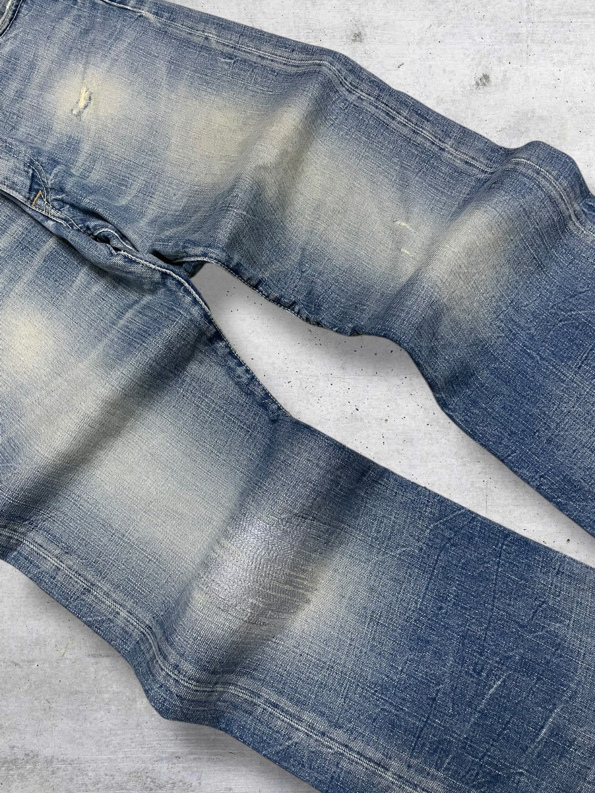 semanticdesign VINTAGE EZRA FITCH RARE JAPAN DESIGNER 90S MUWASH DENIM Size US 30 / EU 46 - 6 Thumbnail