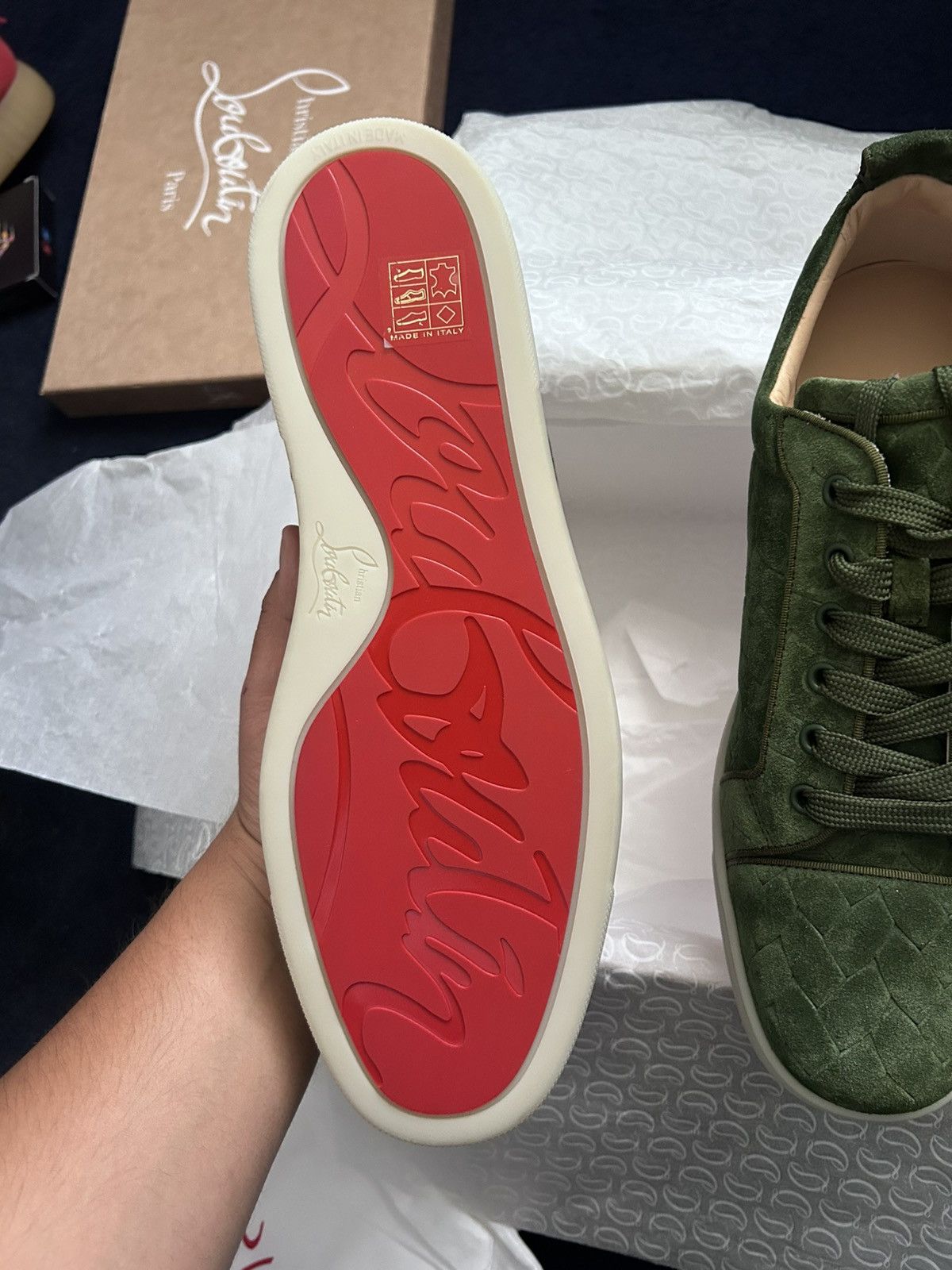 Christian Louboutin Christian Louboutin Louis Junior Orlato Verlaine Suede 44 Size US 11 / EU 44 - 3 Thumbnail