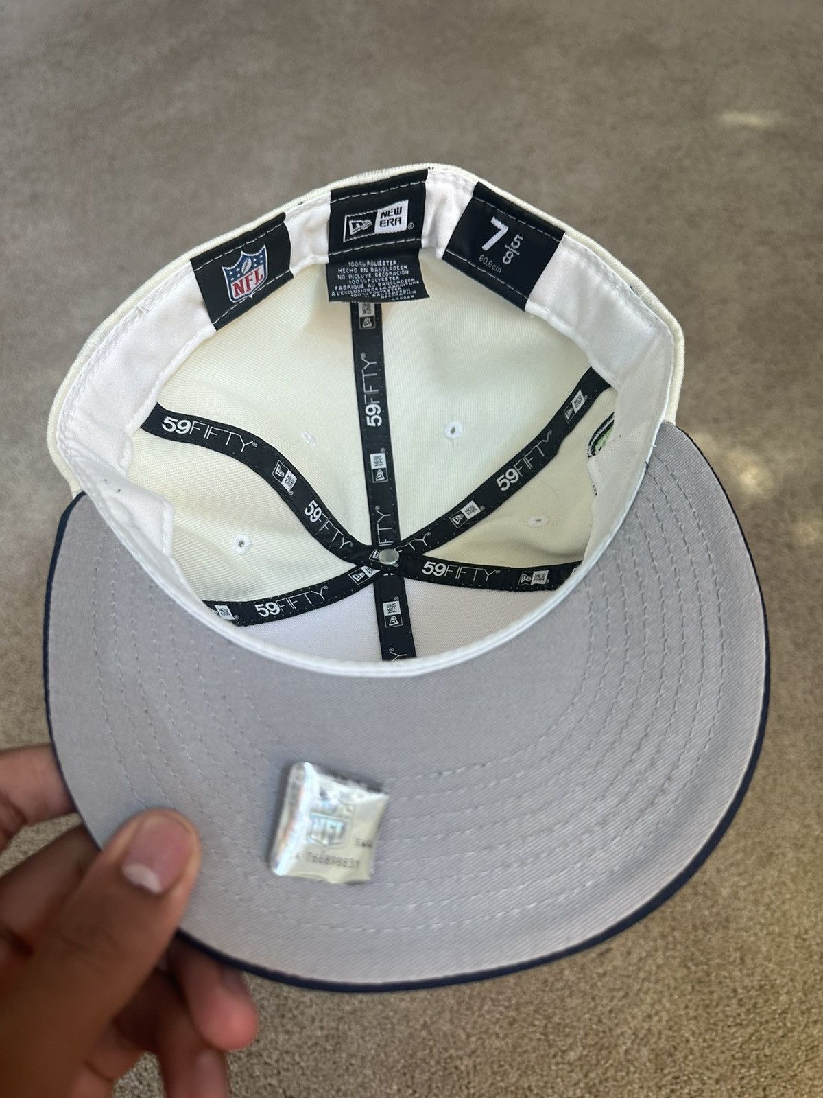 NFL × New Era Seahawks Fitted Cap Size ONE SIZE - 2 Thumbnail