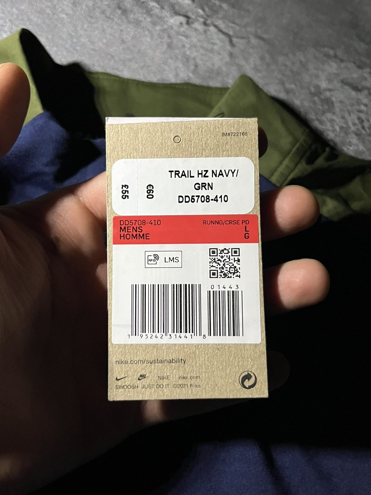 Nike NEW Nike Dri-Fit Trail Running 1/3 Zip Longsleeve Shirt Size US L / EU 52-54 / 3 - 10 Thumbnail