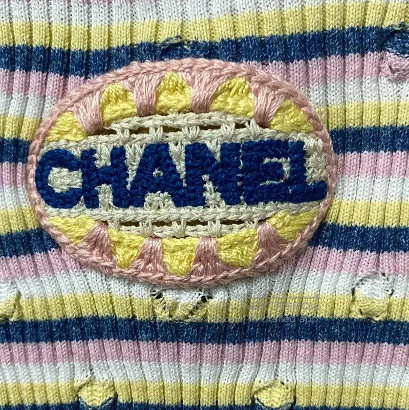 Chanel Chanel Summer Striped Women's Tank Top . Size XXS / US 00 / IT 34 - 5 Thumbnail