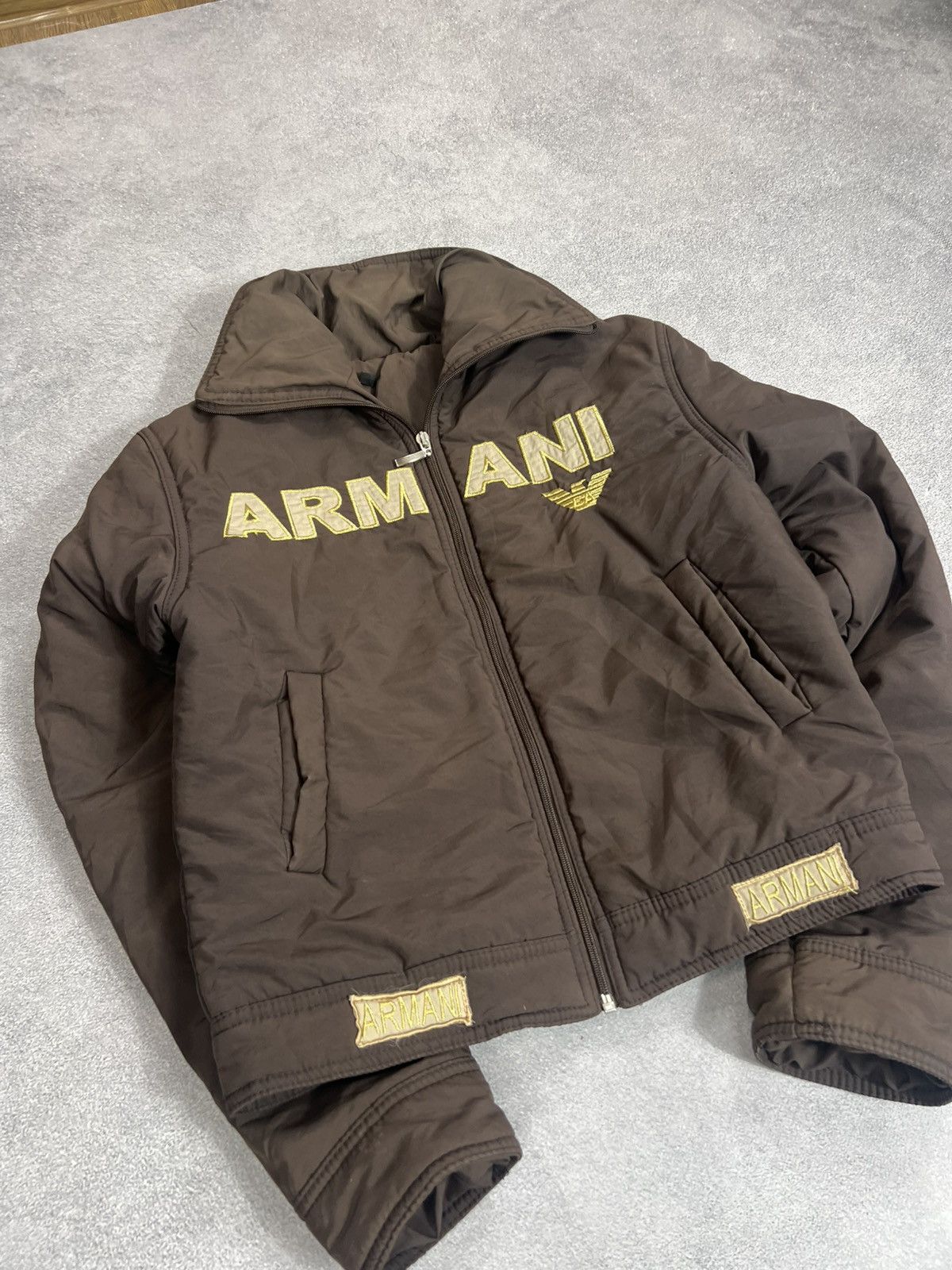 Armani Vintage Streetwear Armani Big Logo Hype Ifsixwasnine Style Size US S / EU 44-46 / 1 - 3 Thumbnail